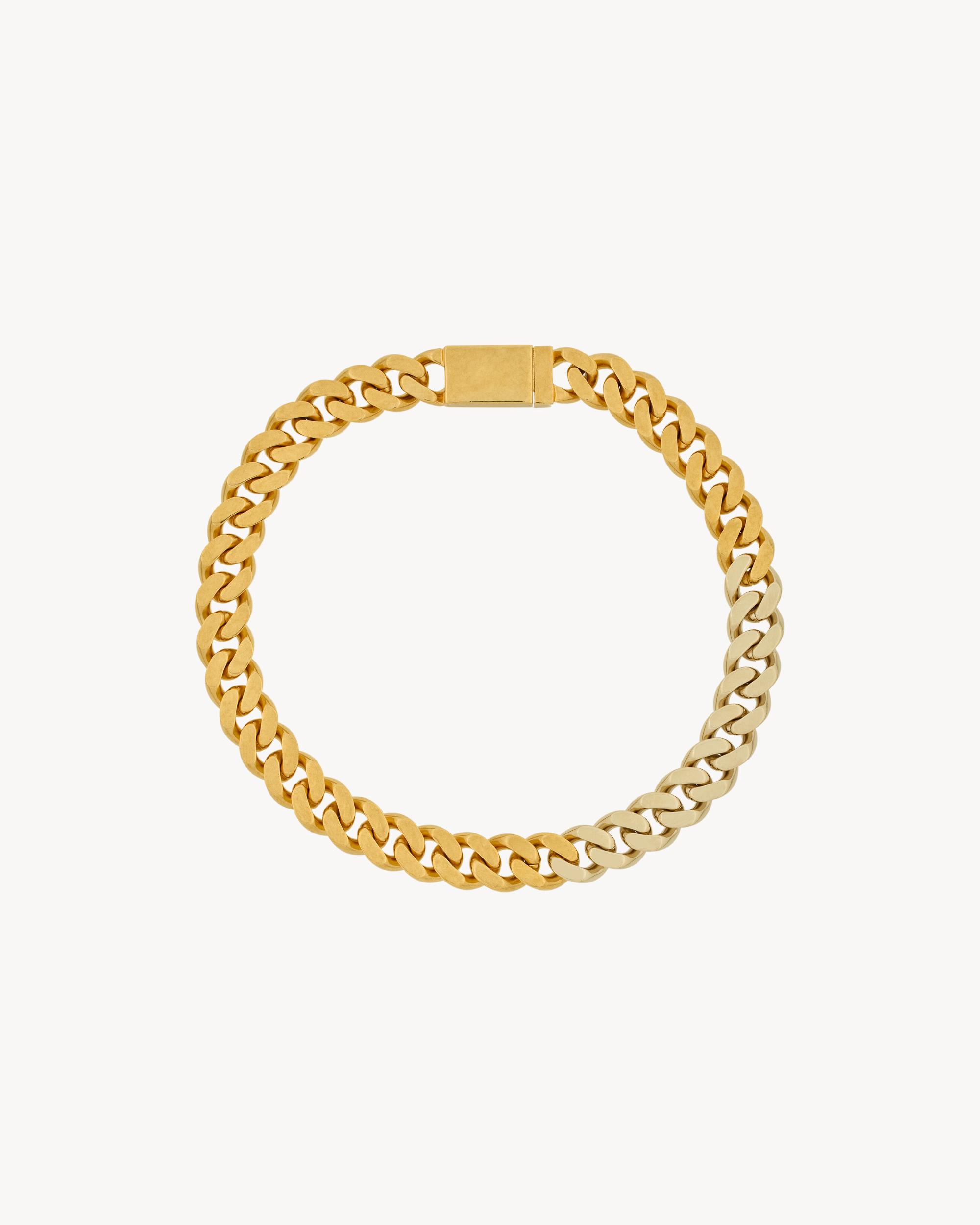 two-tone chain necklace in metal Product Image