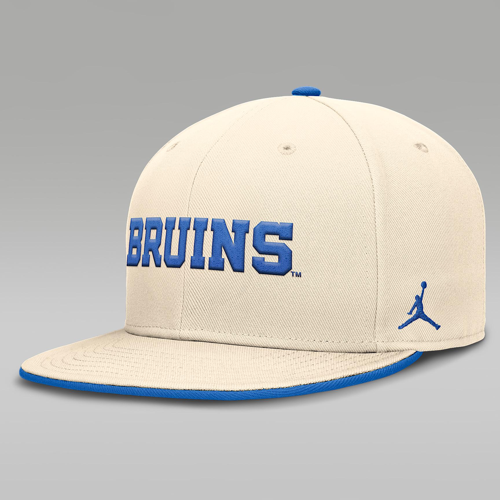 Mens UCLA Bruins Primetime True Jordan Brand Dri-FIT College Fitted Hat | JC110C3HUCL-4EN Product Image