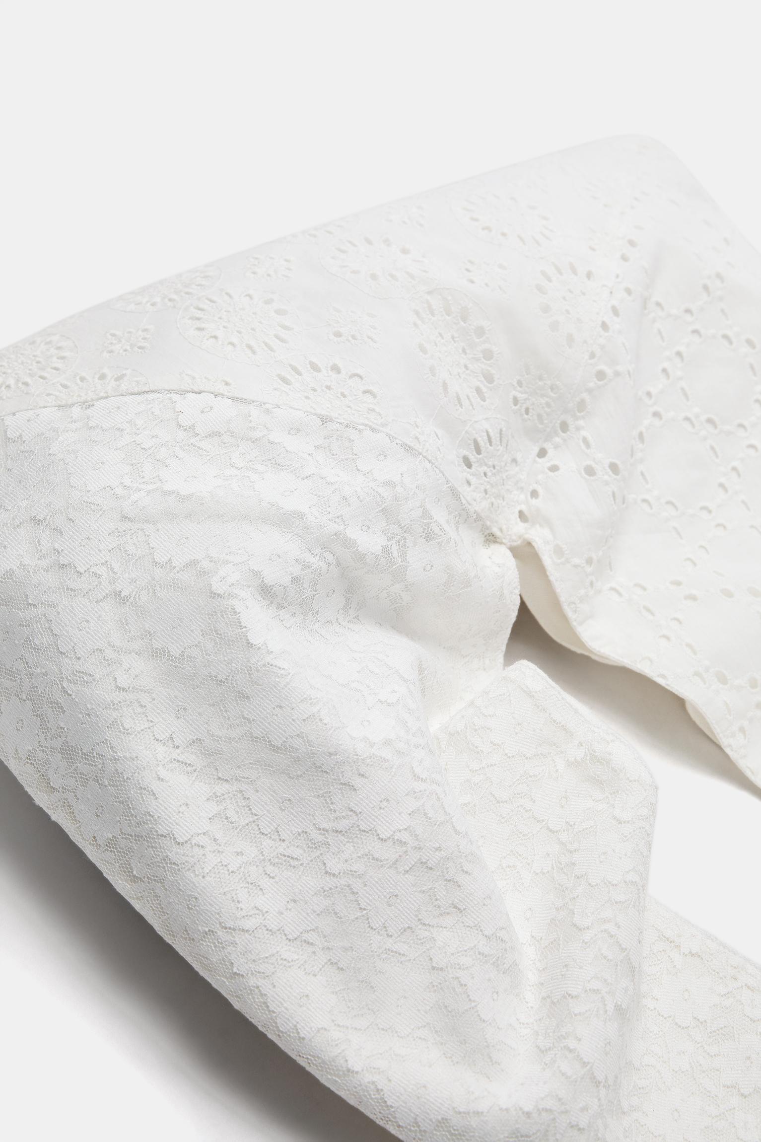 Embroidered shopper bag with knot Product Image