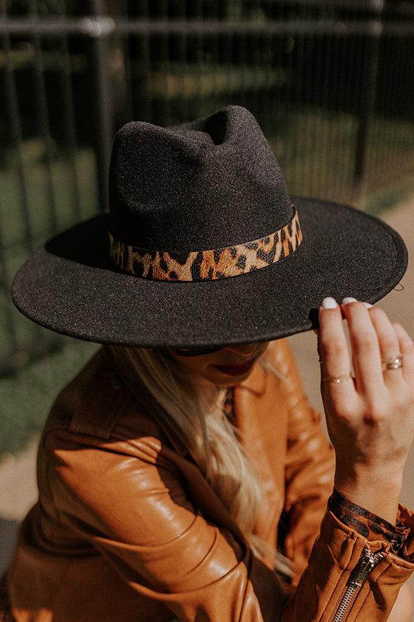 What's The Scoop Felt Hat In Black Product Image