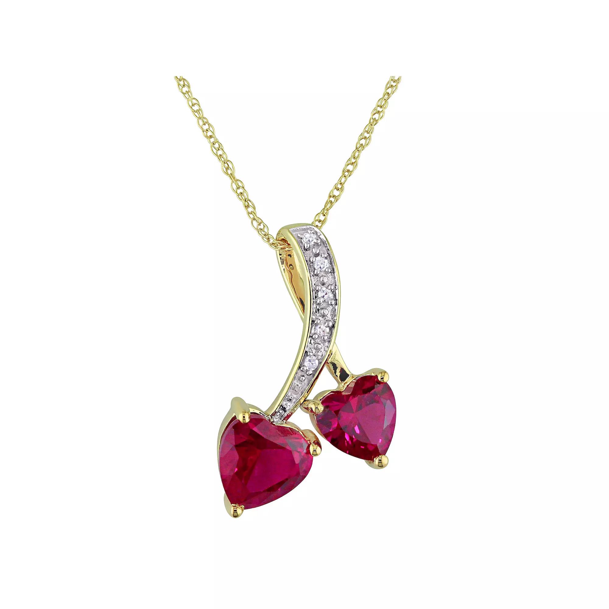 Stella Grace 10k White Gold Sapphire & Freshwater Cultured Pearl Pendant, Women's,  Product Image