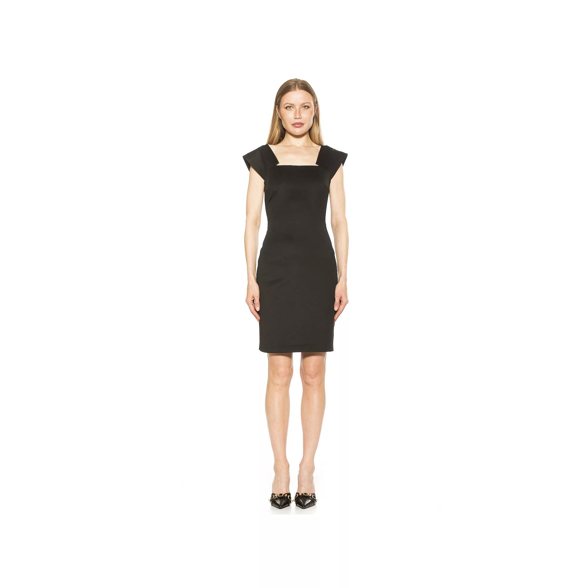 Women's ALEXIA ADMOR Lucinda Modern Scoopneck Sheath Dress,  Product Image