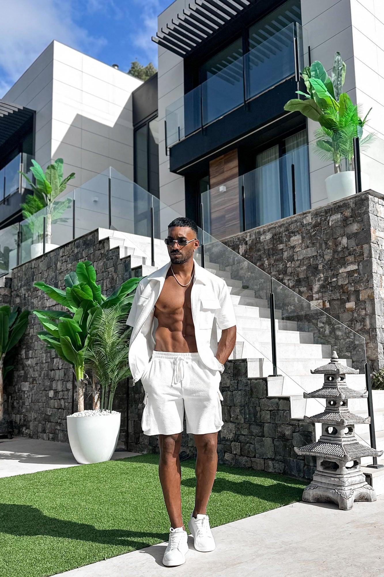 Lewis Relaxed Shorts - Cream Product Image