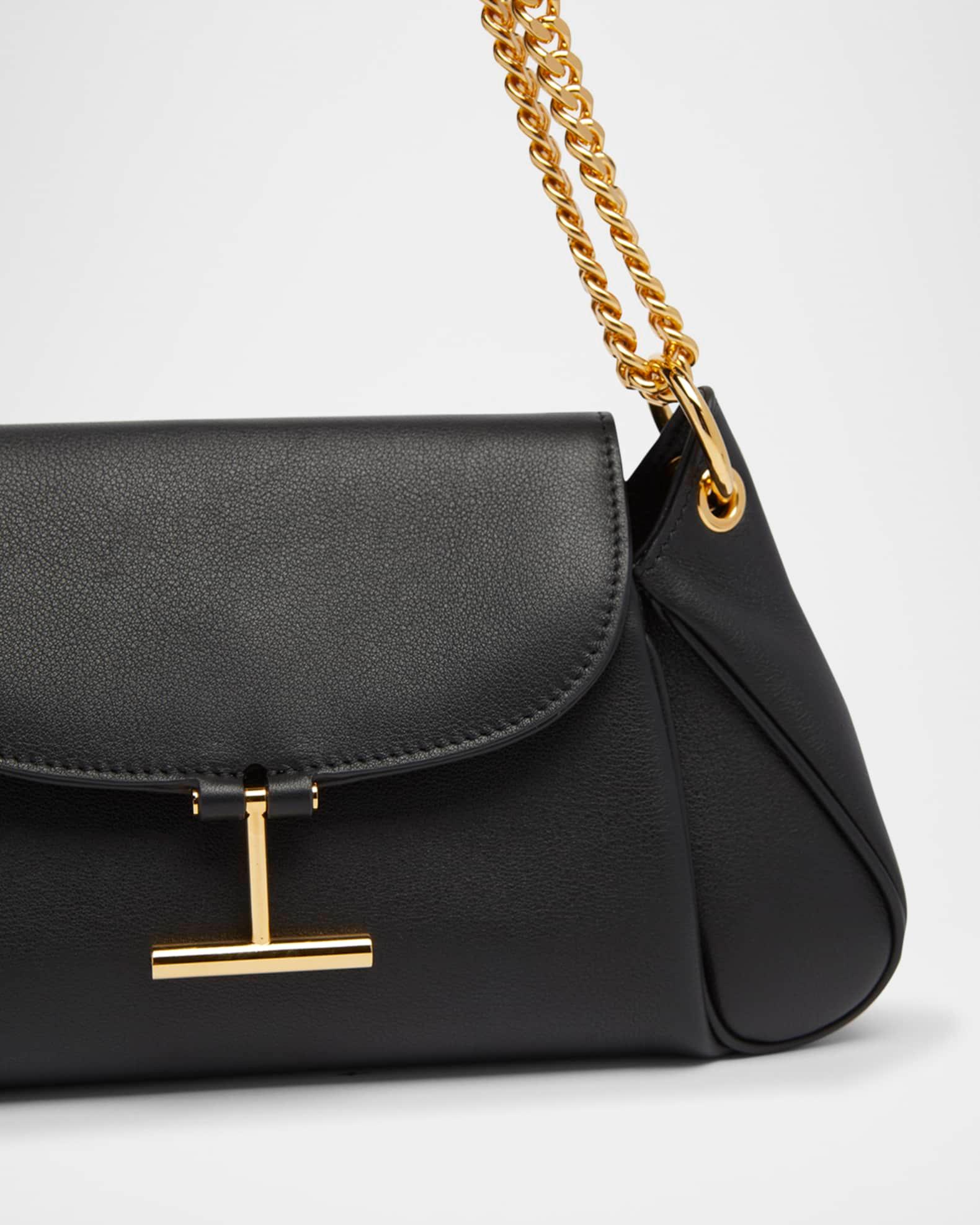 Tara Chain Shoulder Bag in Grain Leather Product Image