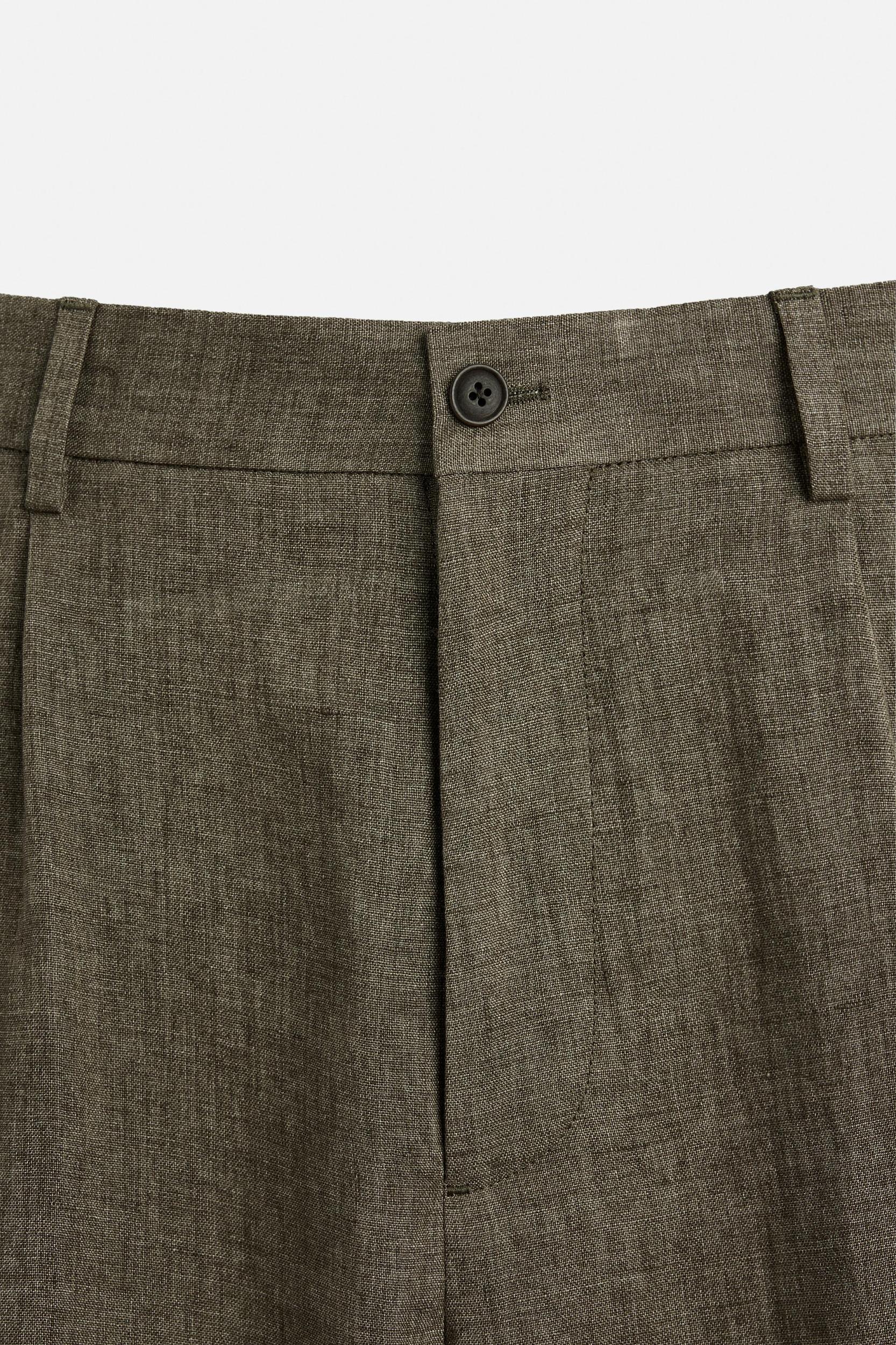 100% LINEN SUIT PANTS Product Image