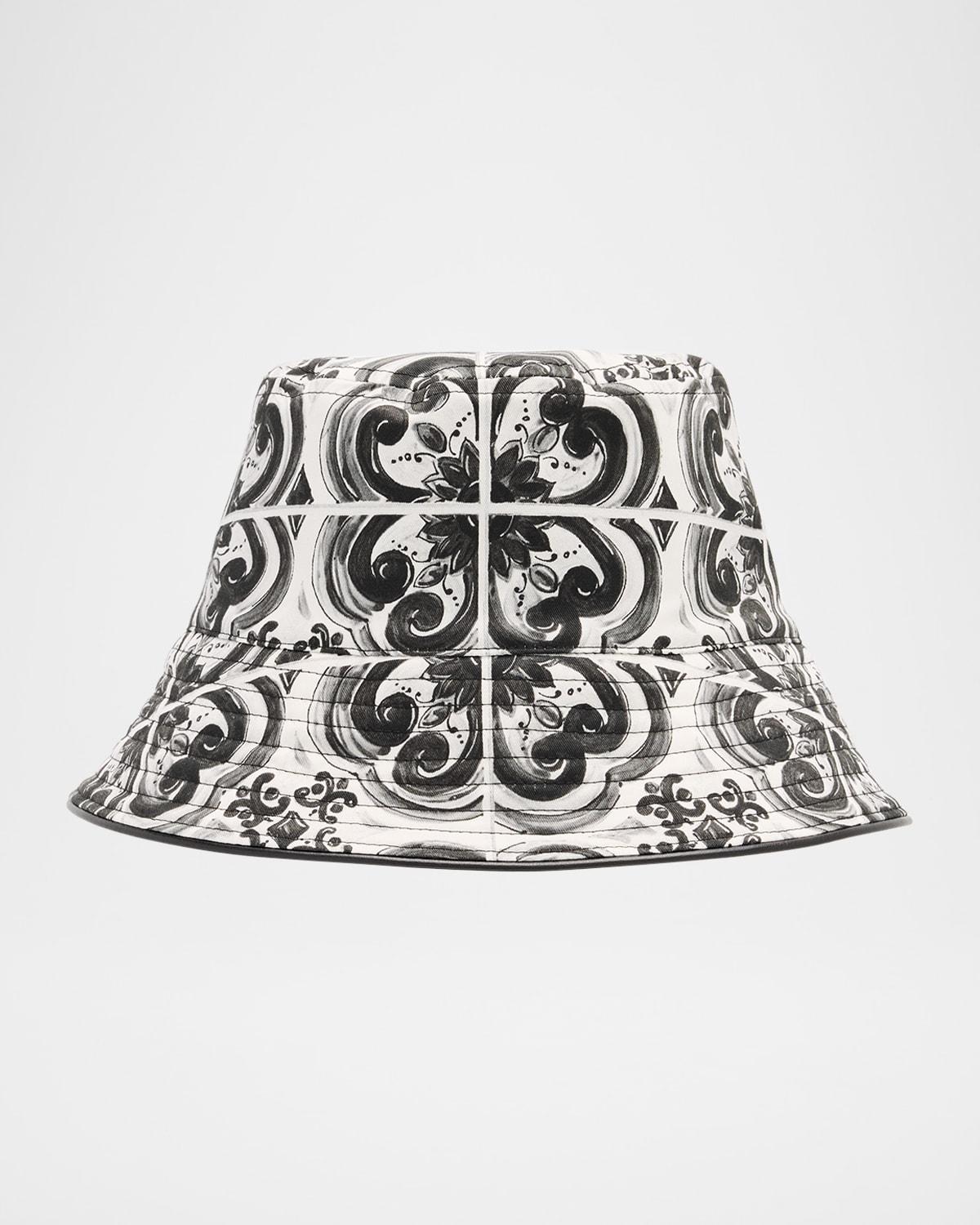 Mens Majolica-Print Bucket Hat Product Image