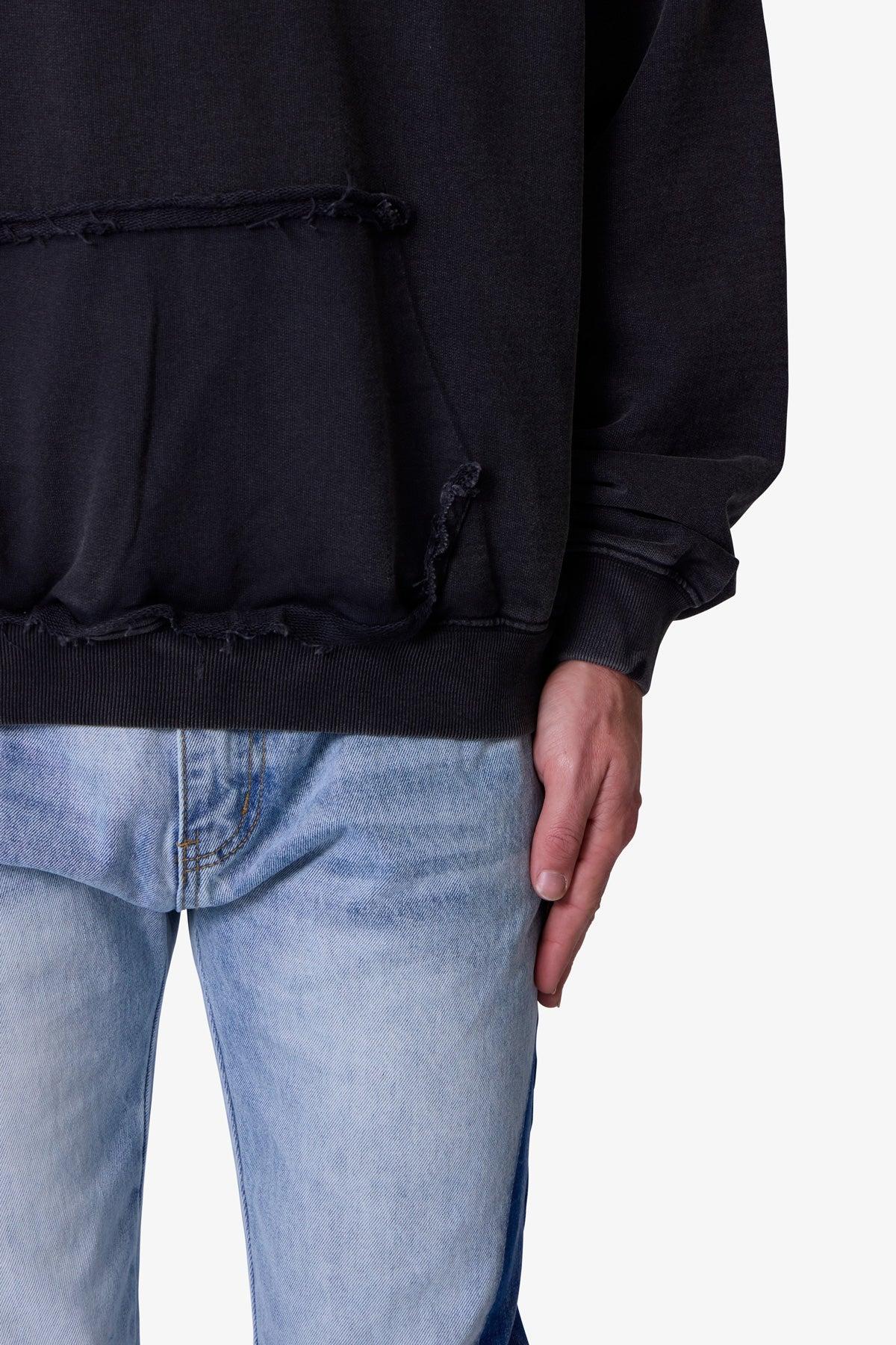 Raw Stitch Hoodie - Black Product Image