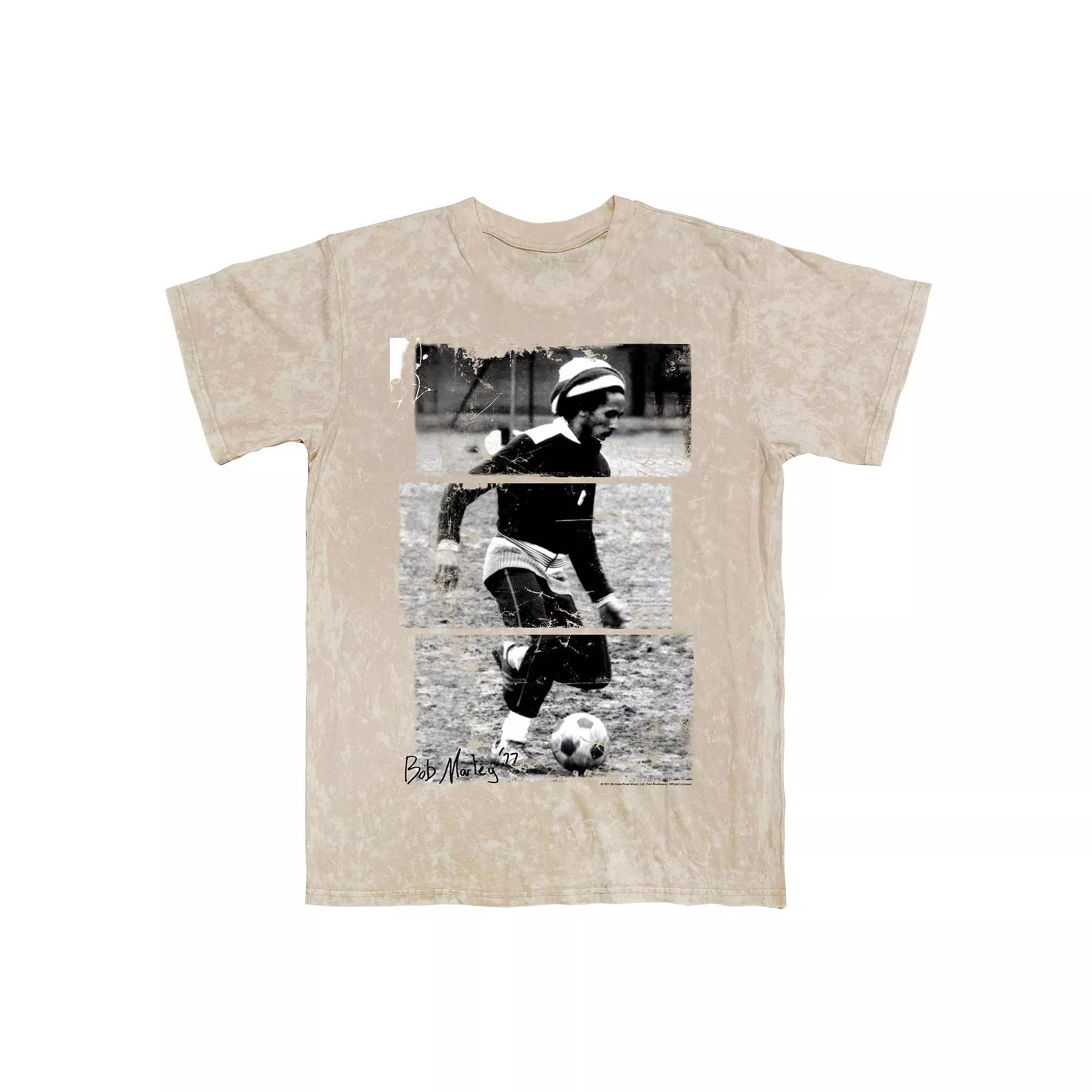 Men's Bob Marley Soccer Graphic Tee,  Product Image