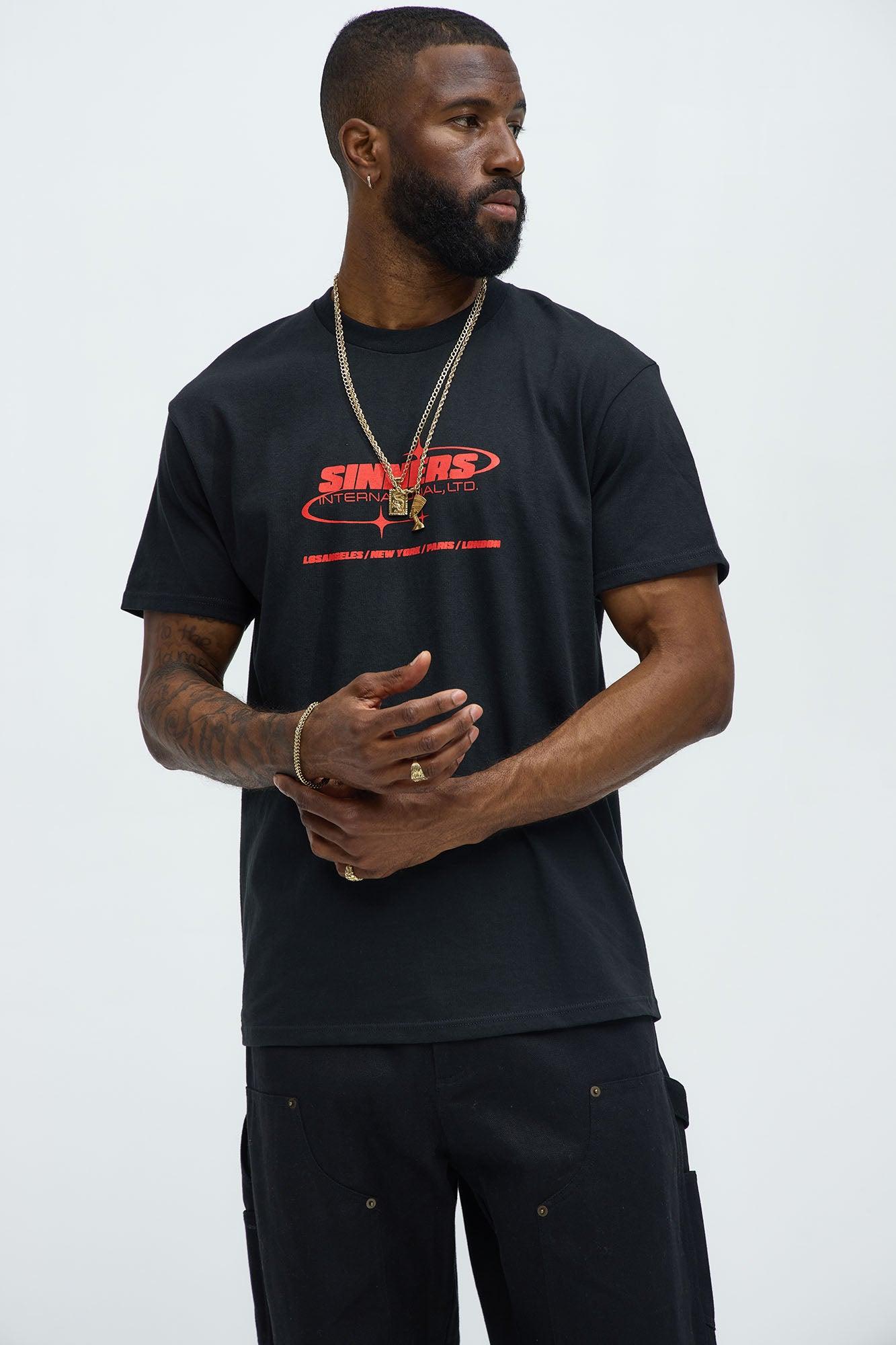 Worldwide Sinners Short Sleeve Tee - Black Product Image