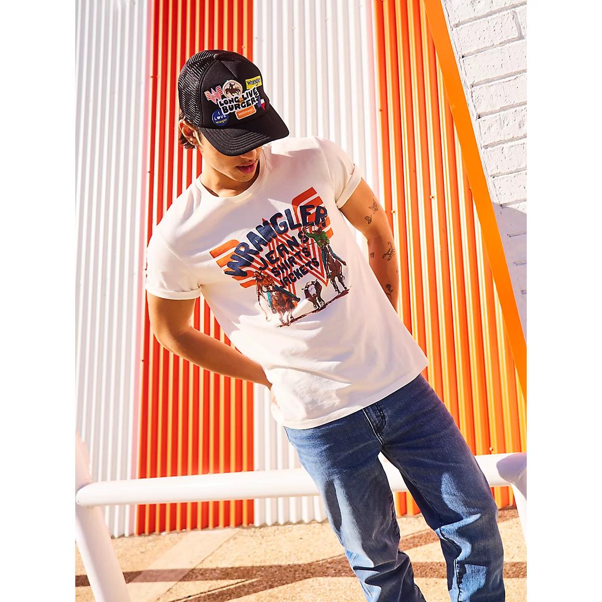 Wrangler x Whataburger Men's Graphic T-Shirt in Faded Product Image