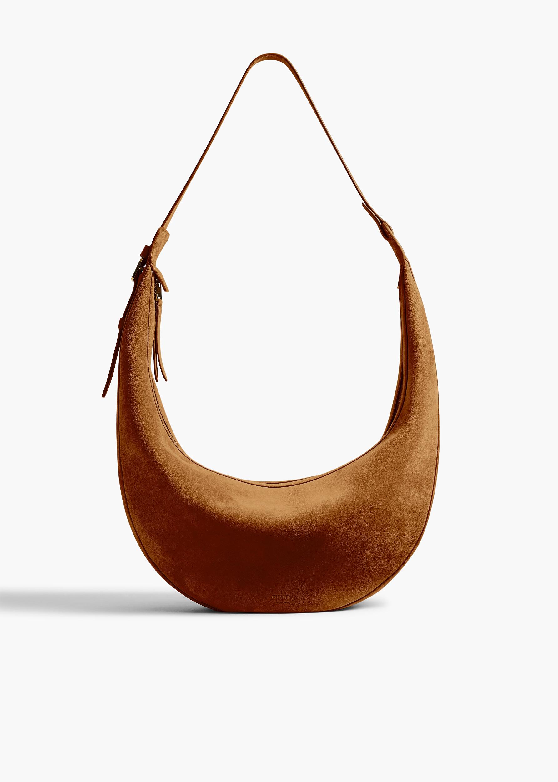 Augustina Hobo in Mud Suede Product Image