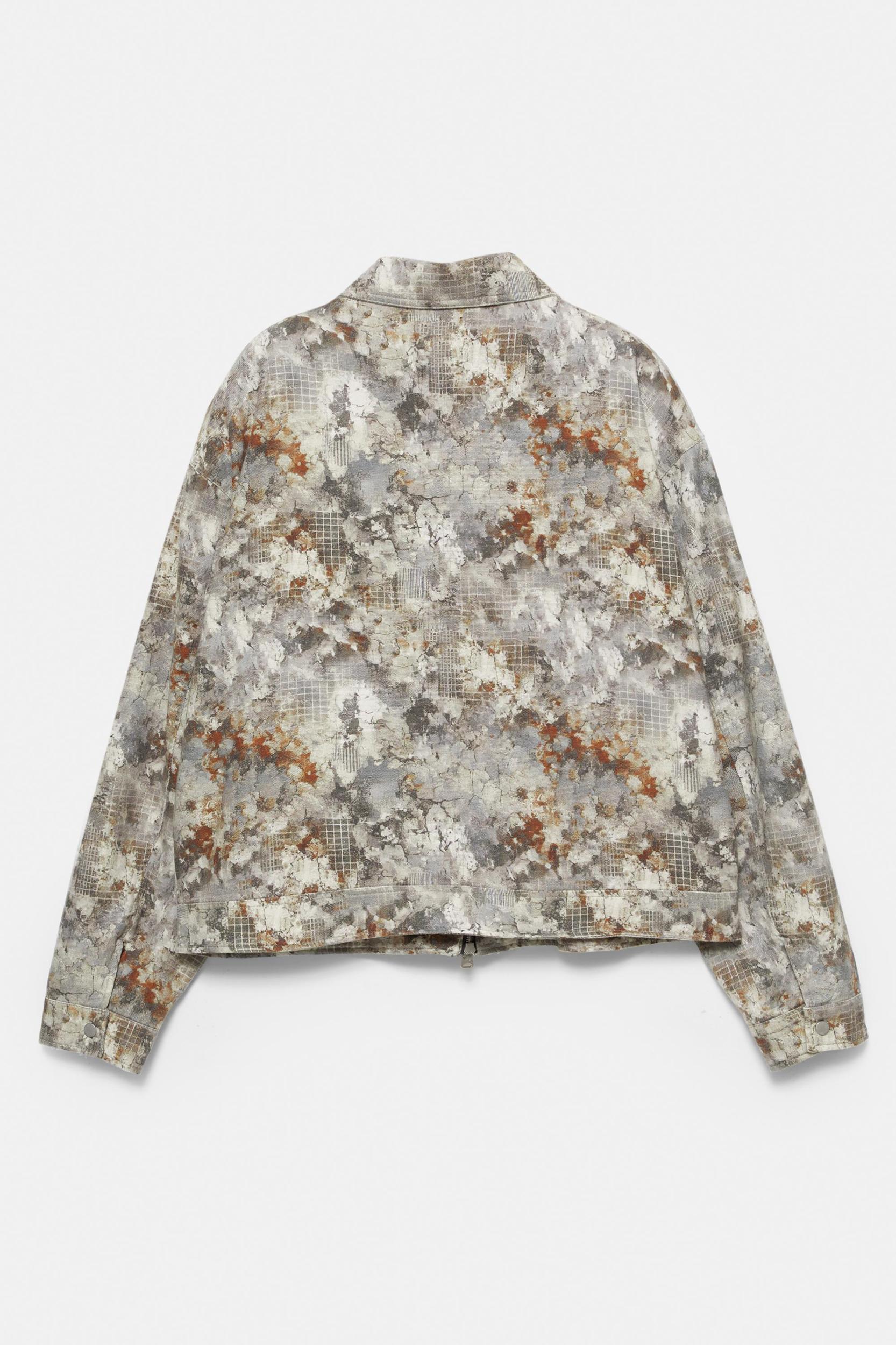 Camouflage print jacket Product Image