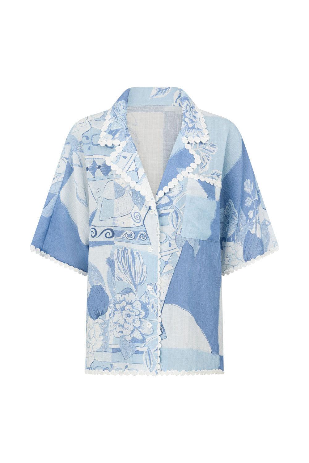 Kelia Top - Vaso Blu Product Image