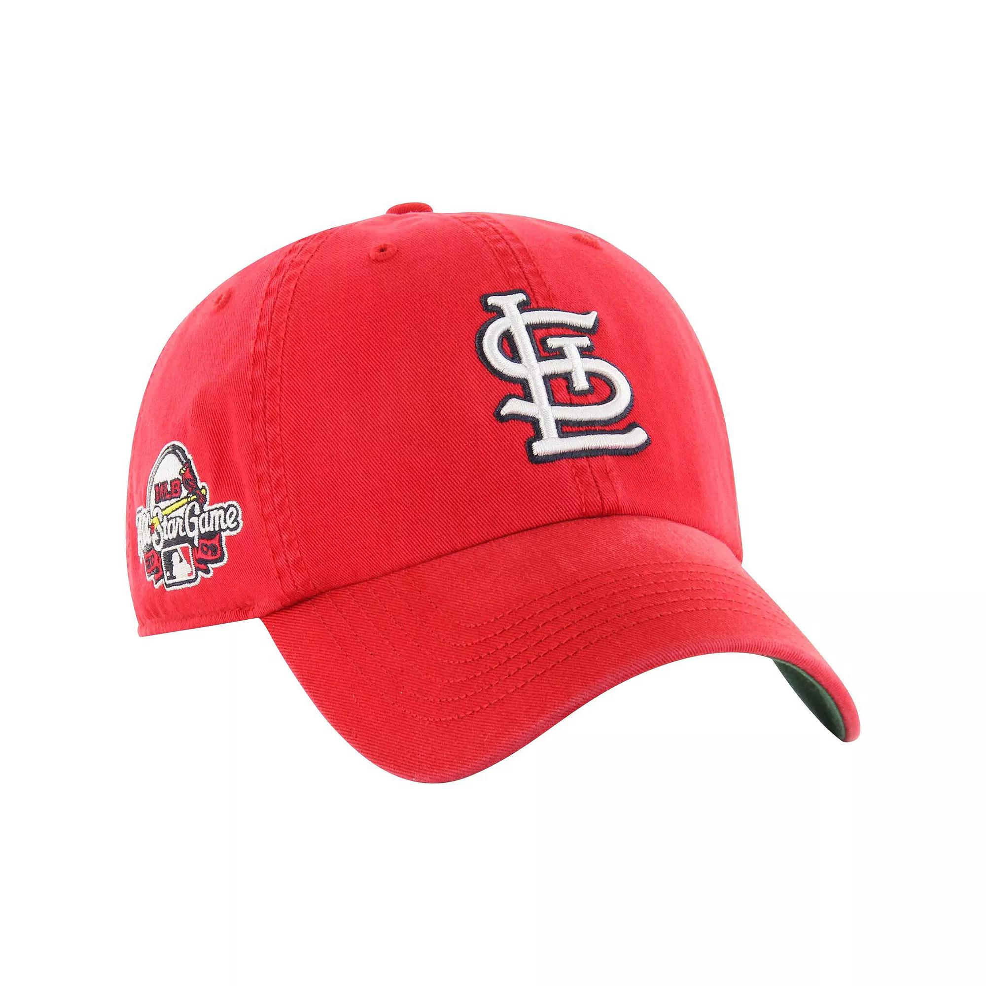 Men's '47 Red St. Louis Cardinals Sure Shot Classic Franchise Fitted Hat,  Product Image