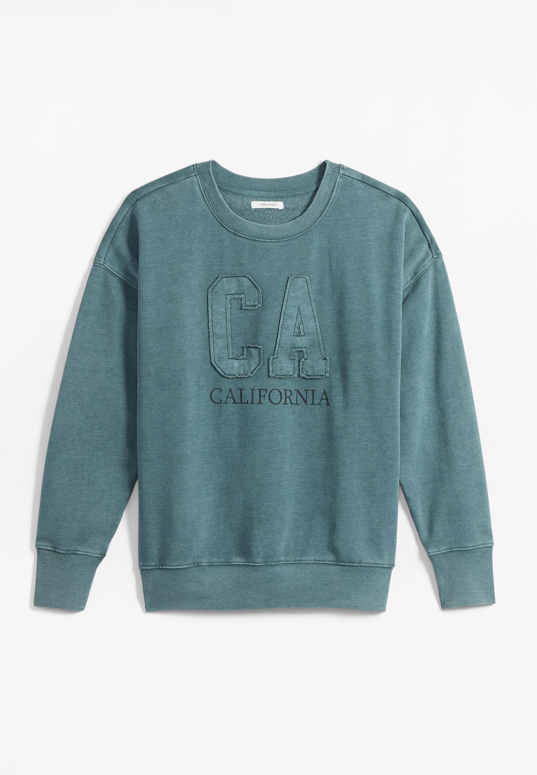 Maurices Womens State Crew Neck Sweatshirt Product Image