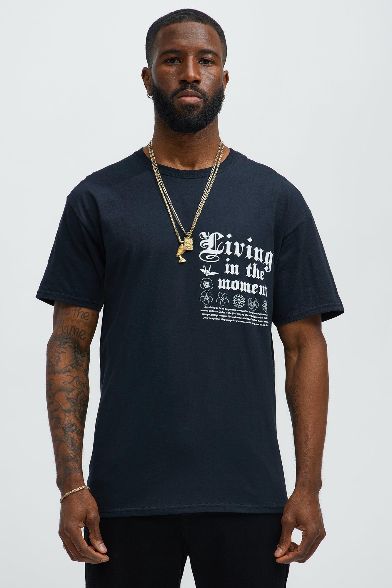 Living In The Morning Short Sleeve Tee - Black Product Image