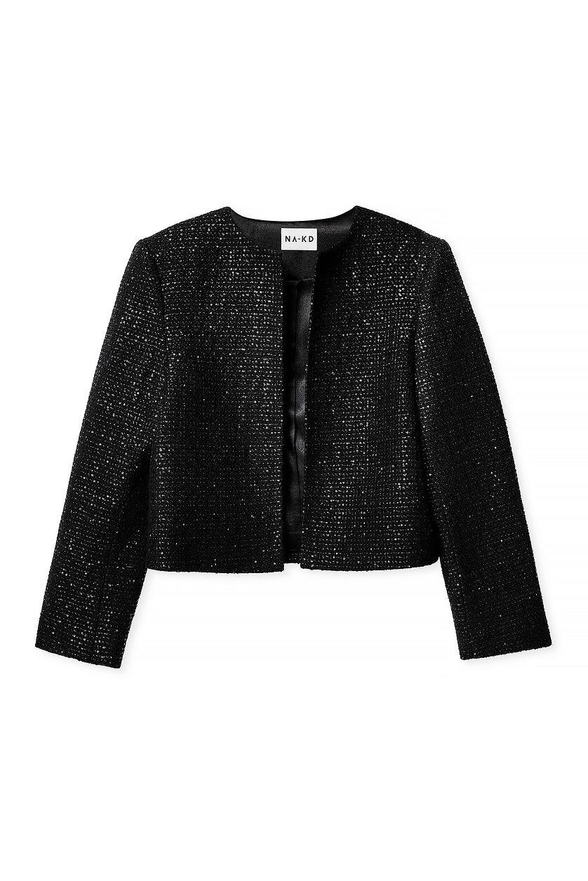 Sequin Tweed Jacket Product Image