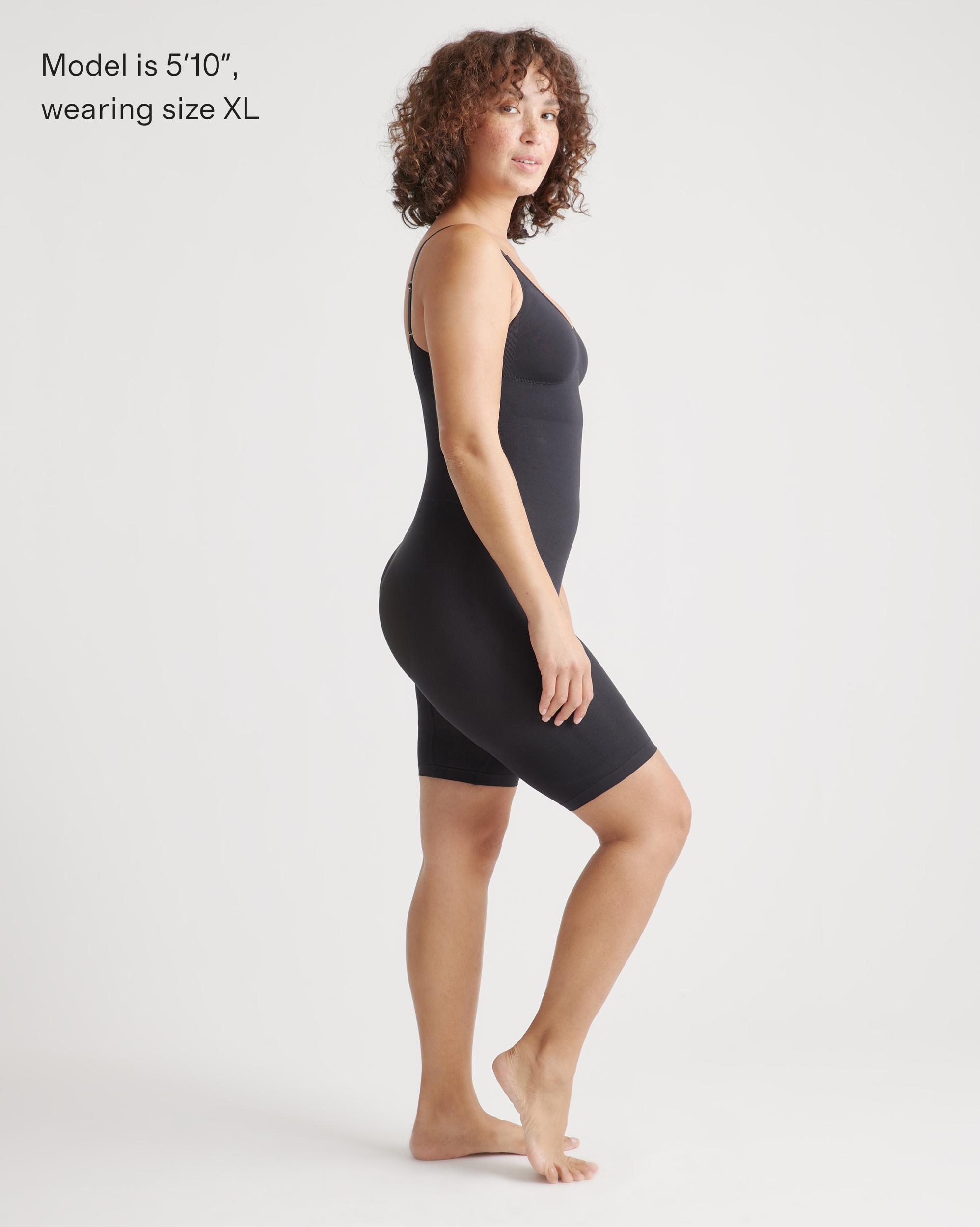 Quince | Women's Sculpting Mid-Thigh Bodysuit Nylon/Spandex Product Image