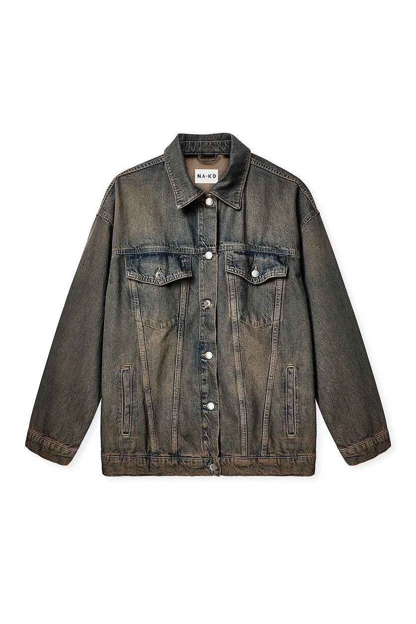 Oversized Classic Denim Jacket Product Image
