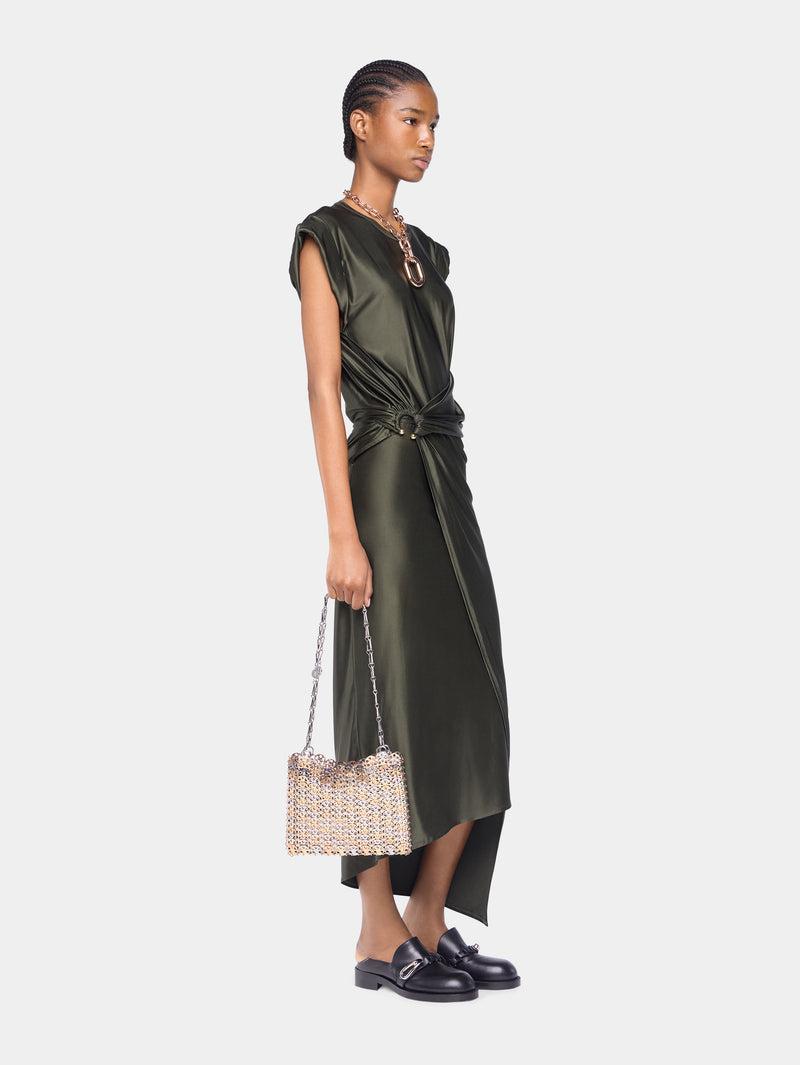 DRAPED LONG DRESS IN JERSEY Product Image