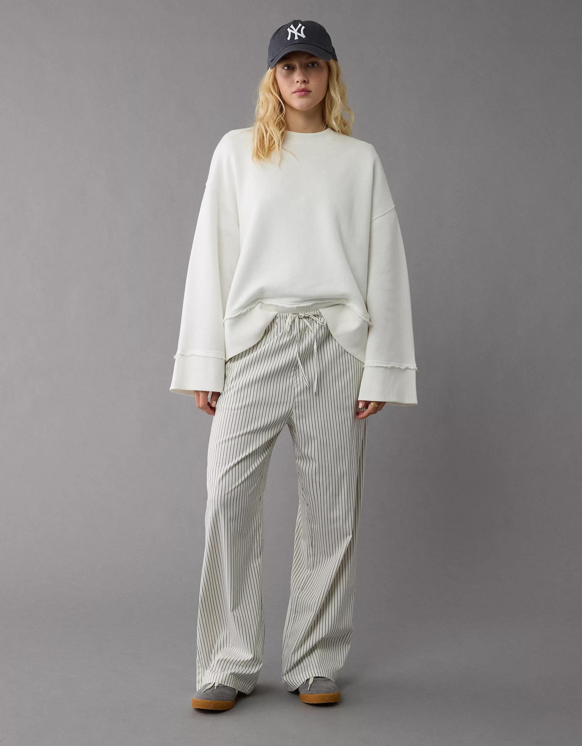 AE Woven Wide-Leg PJ Pant Product Image