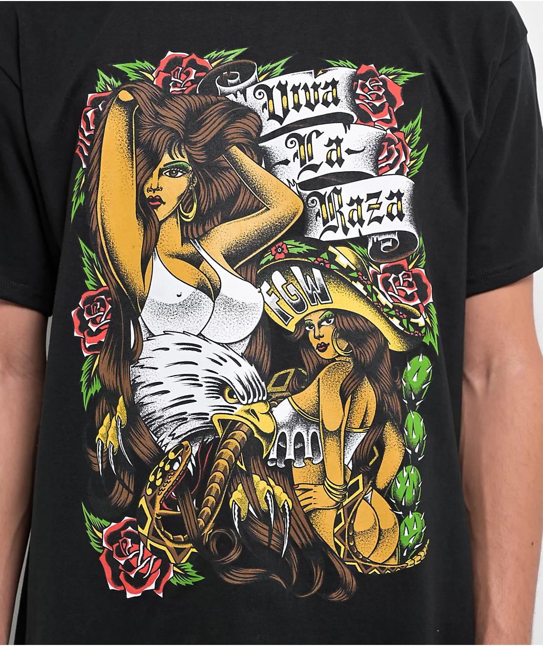 Foos Gone Wild Raza Black T-Shirt Product Image