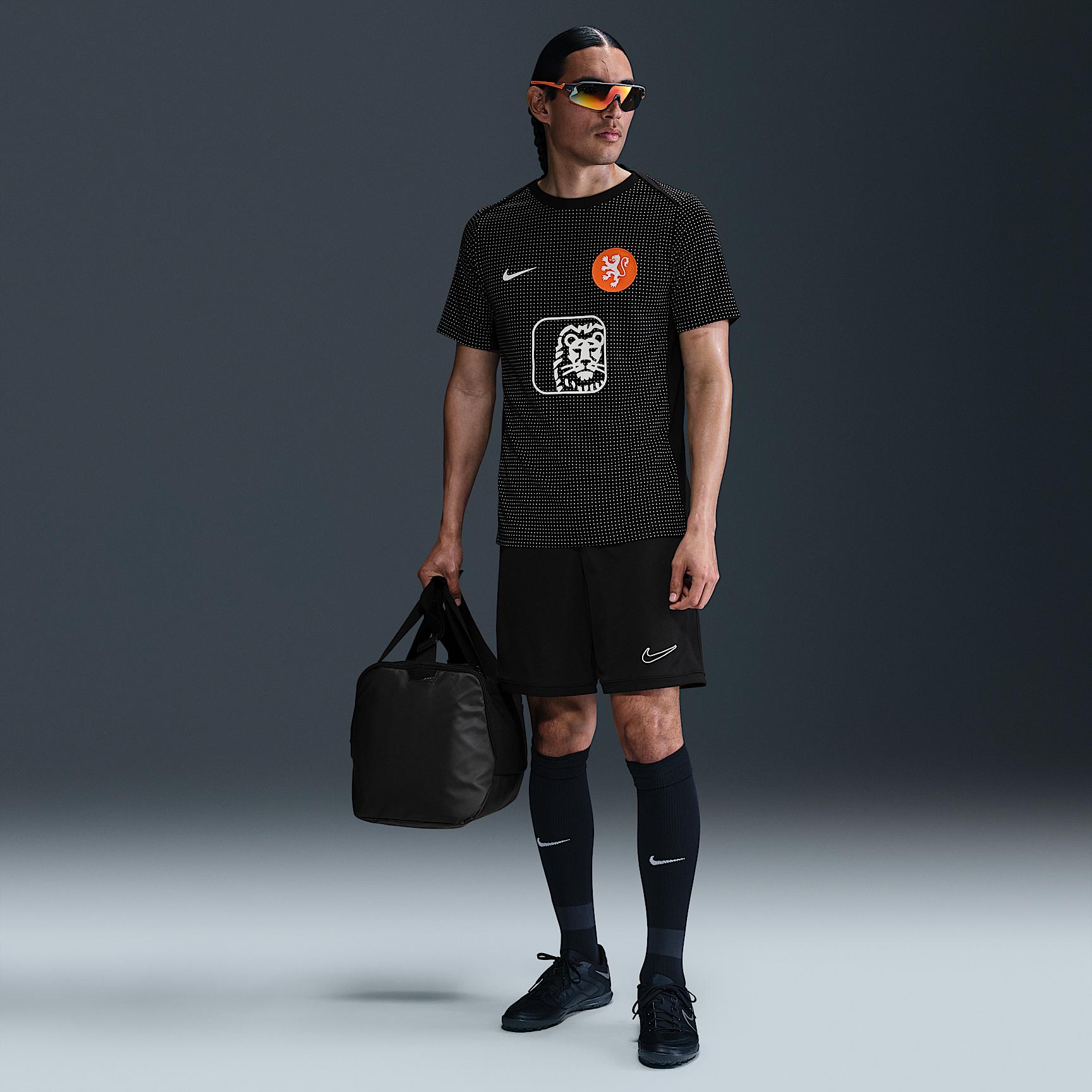 Netherlands Academy Pro Nike Men's Dri-FIT Soccer Pre-Match Short-Sleeve Top Product Image