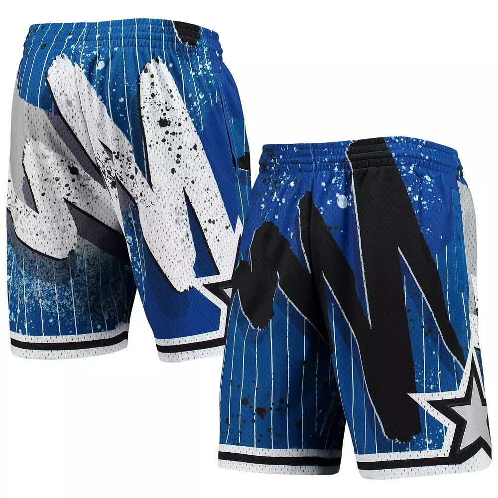 Men's Mitchell & Ness Blue Orlando Magic Hardwood Classics 1994 Hyper Hoops Swingman Shorts, Size: Large, Mag Blue Product Image