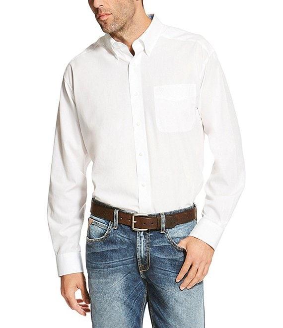 Ariat Wrinkle-Free Solid Long-Sleeve Woven Shirt Product Image