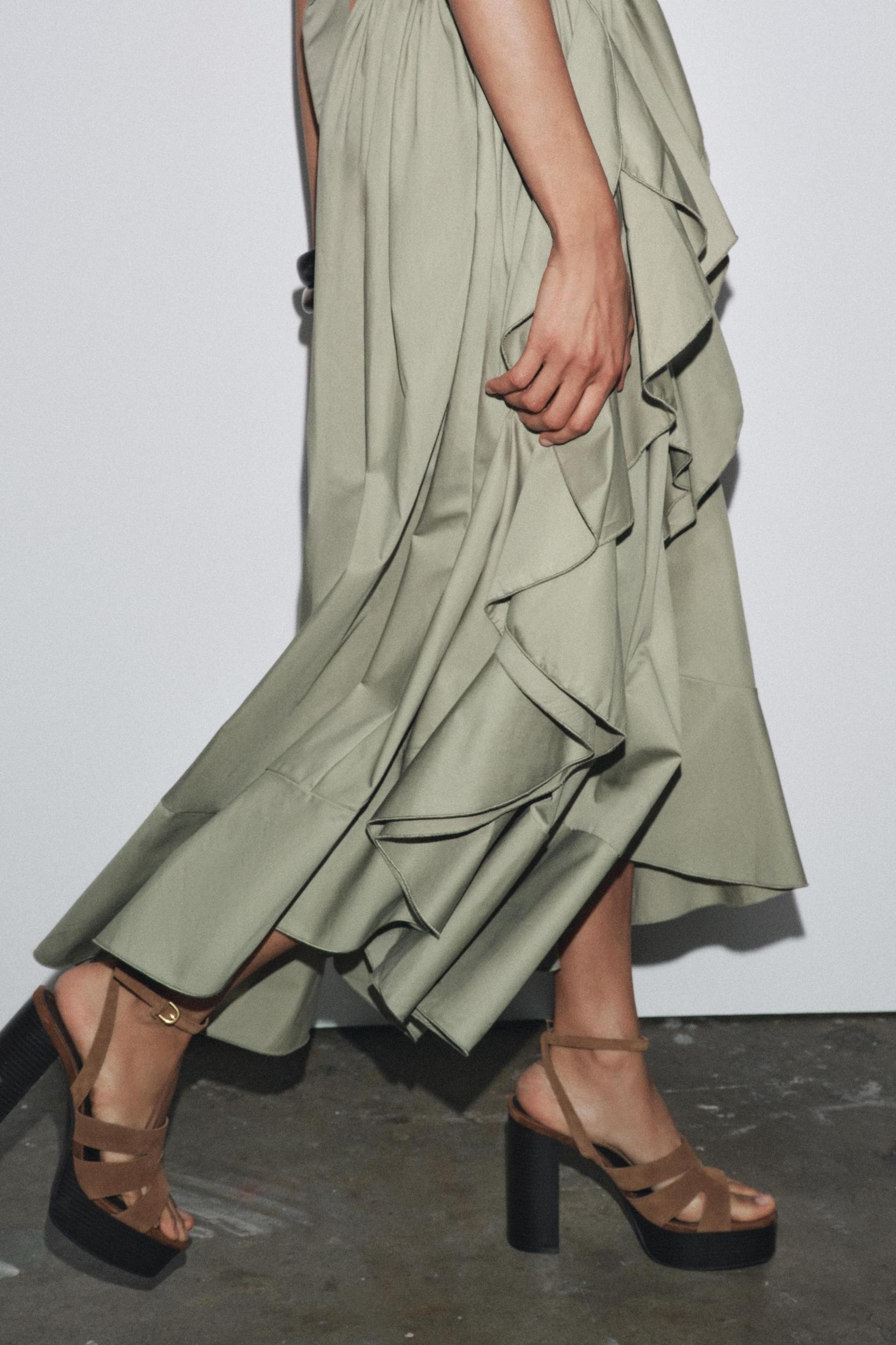 BELTED COMBINATION DRESS Product Image