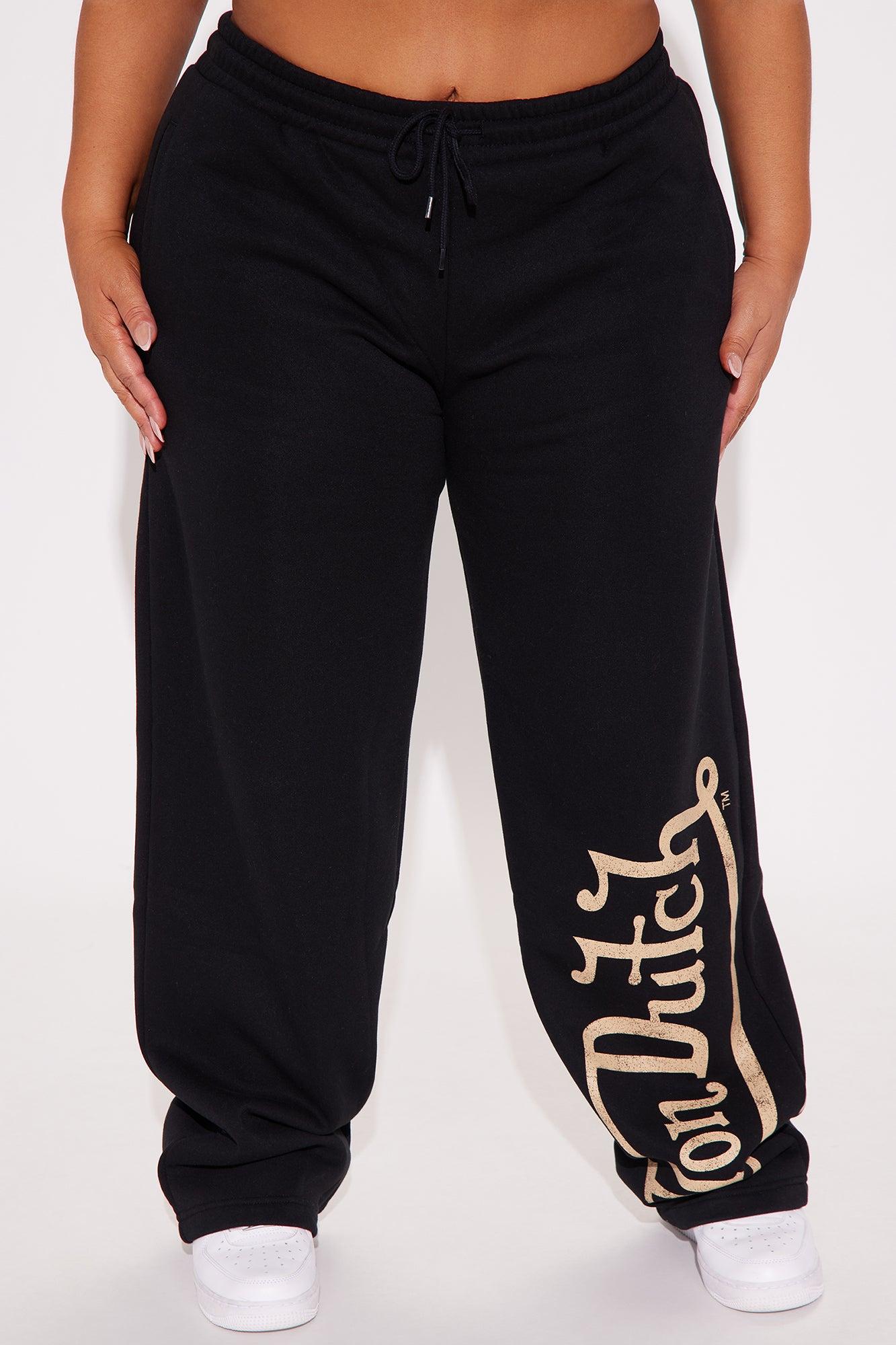 Von Dutch Vintage Wide Leg Pant - Black Product Image