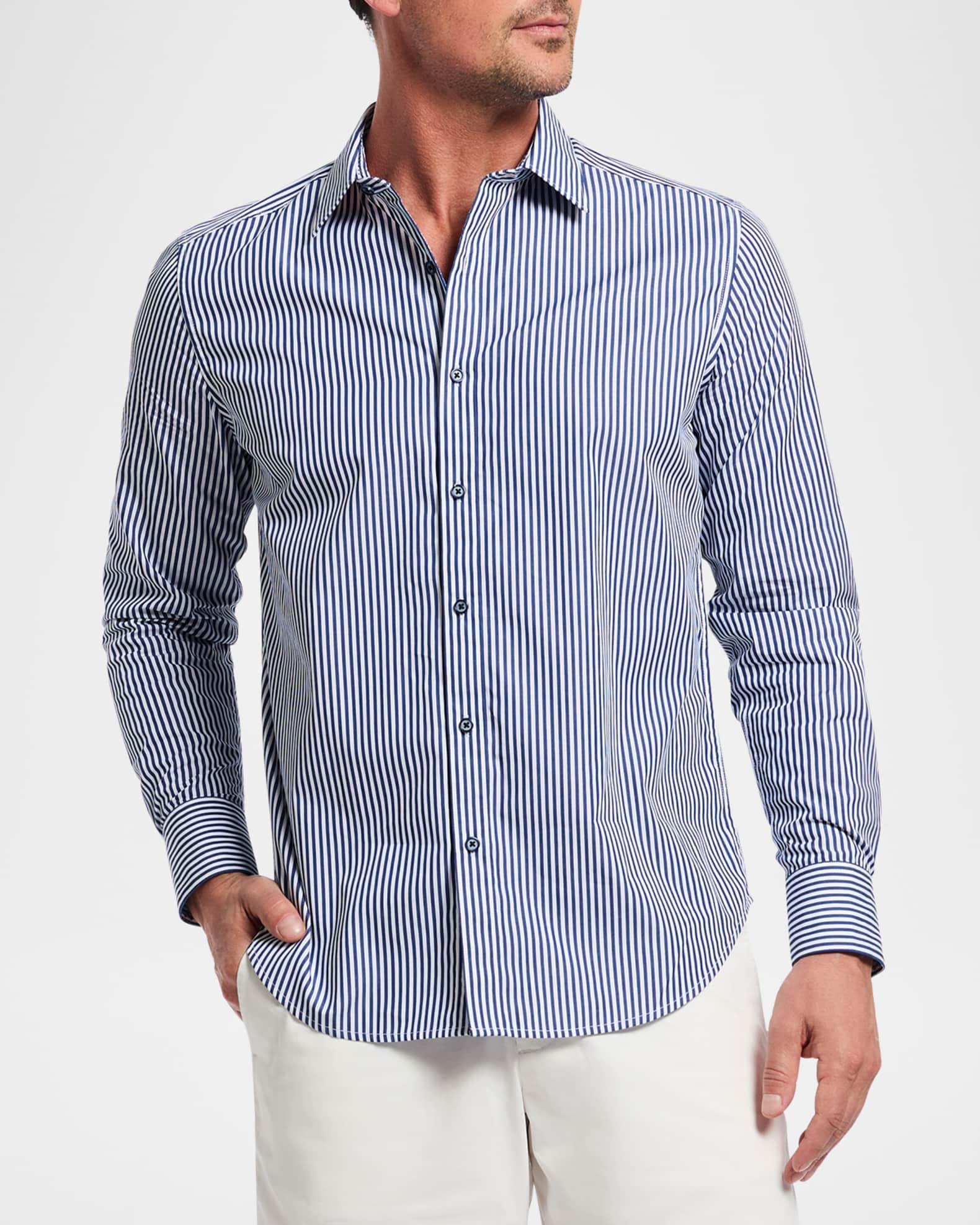 Men's Greenwich Stripe Sport Shirt Product Image