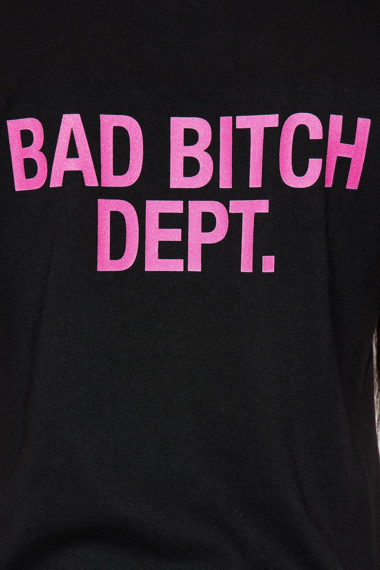 Member Of The Bad Bitch Dept Tee - Black Product Image
