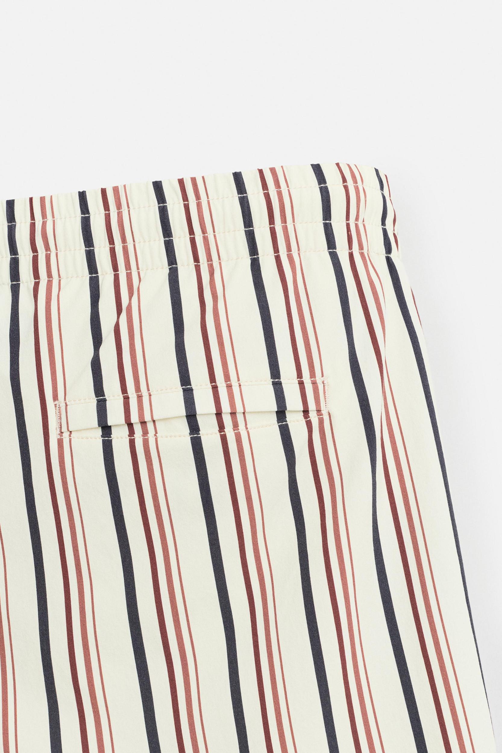 STRIPED MID-LENGTH SWIMSUIT Product Image