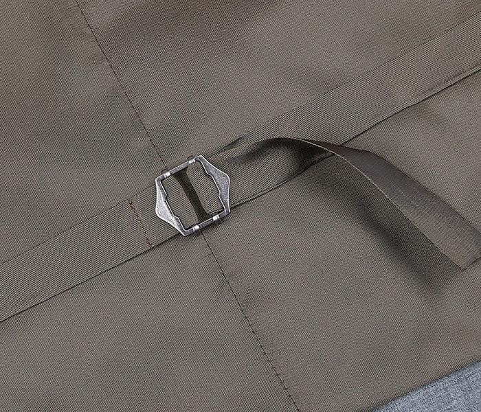 Bevagna Collection - Wool Suit Dress Vest 5 Buttons Regular Fit In Light Gray Product Image