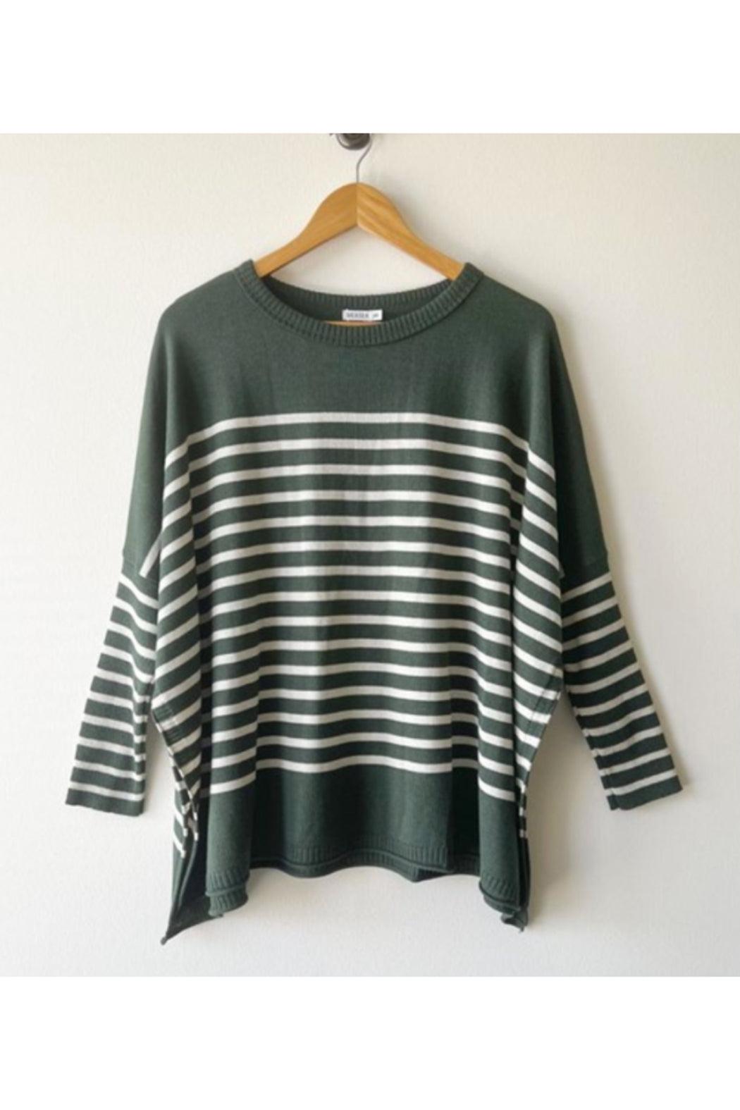 CATALINA CREWNECK MINI POCKET TRAVEL SWEATER Product Image