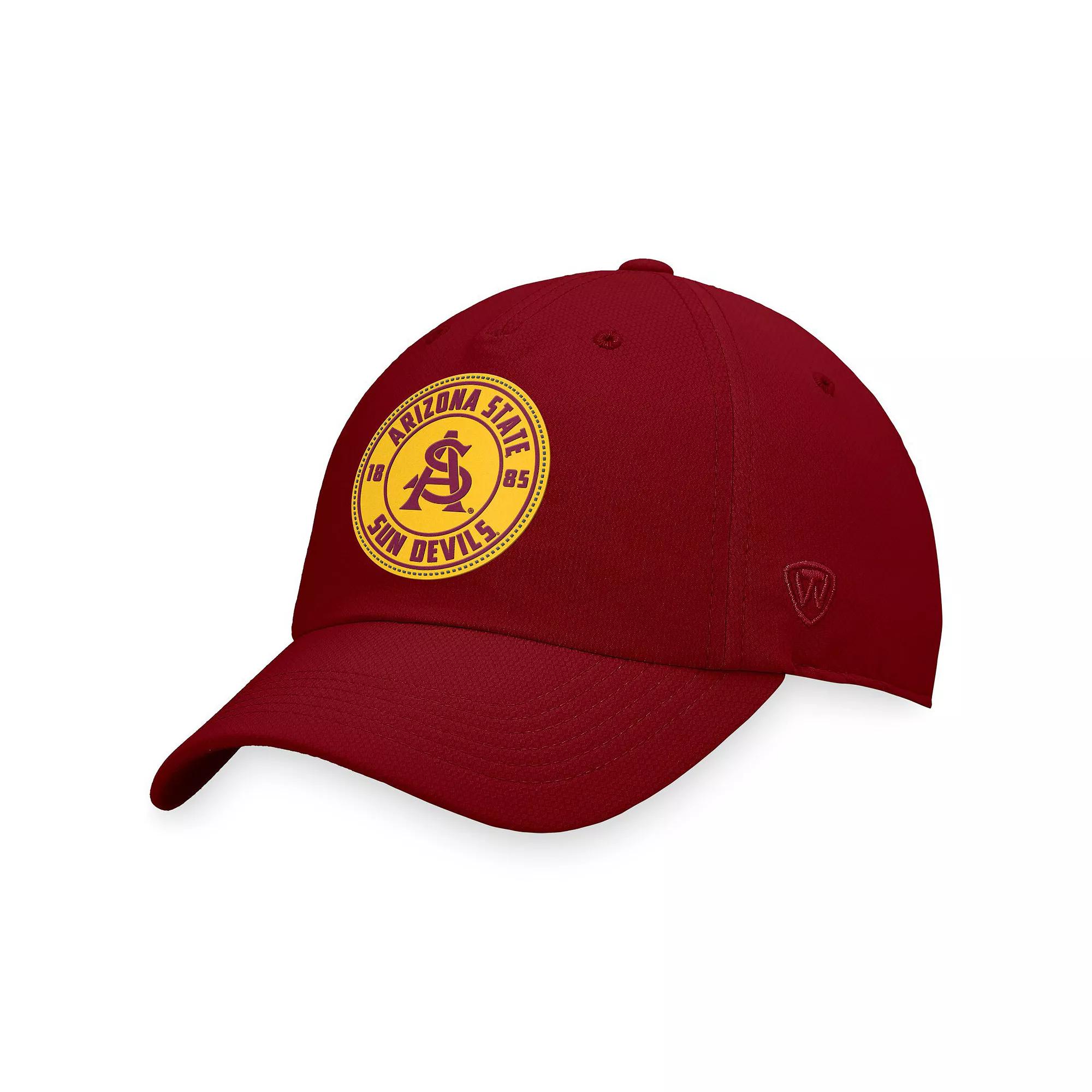 Men's Top of the World Maroon Arizona State Sun Devils Region Adjustable Hat, Red Product Image