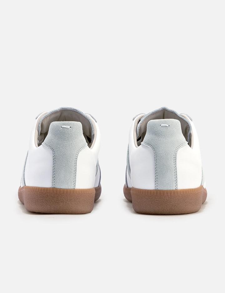 MAISON MARGIELA Replica Leather And Suede Sneakers In White Product Image