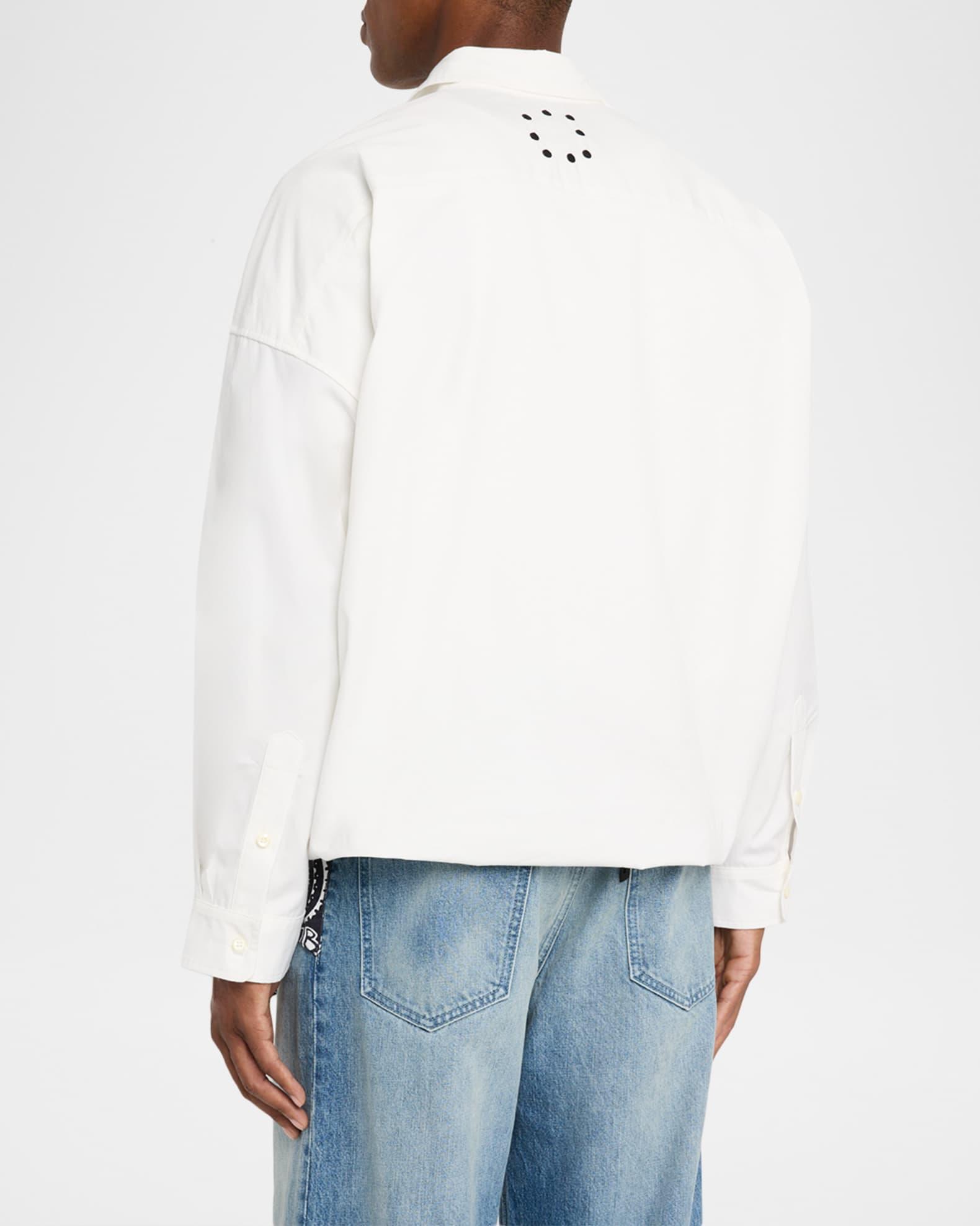 Men's Cotton Pocket Button-Down Shirt Product Image