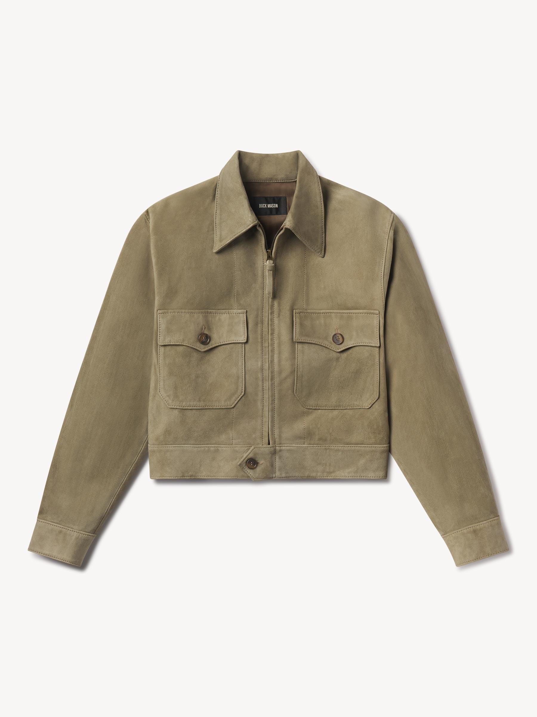 Marsh Fern Mojave Suede Rider Jacket Product Image