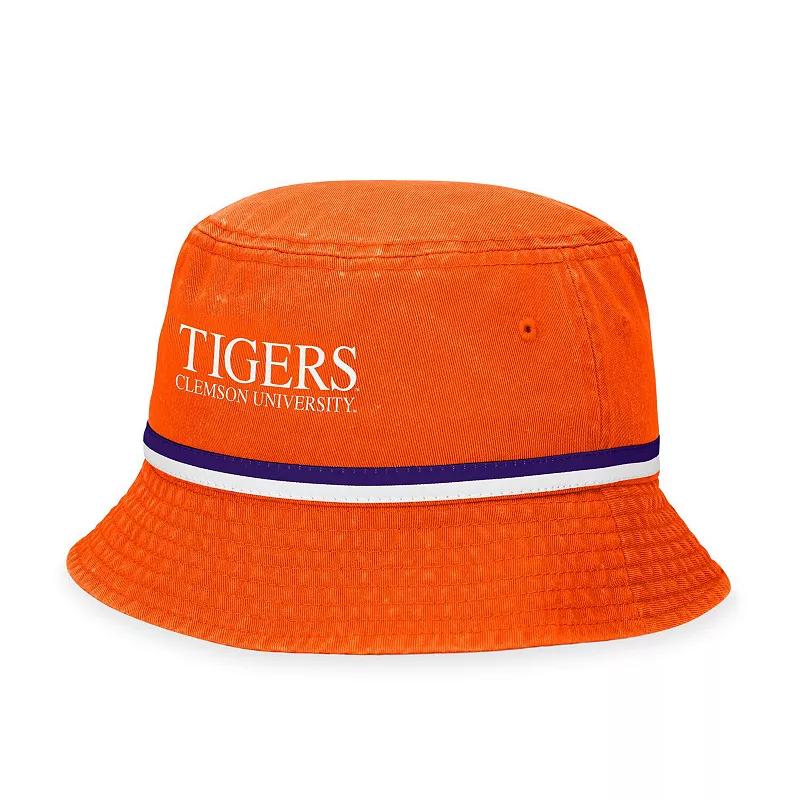 Men's Top of the World Orange Clemson Tigers Ace Bucket Hat Product Image