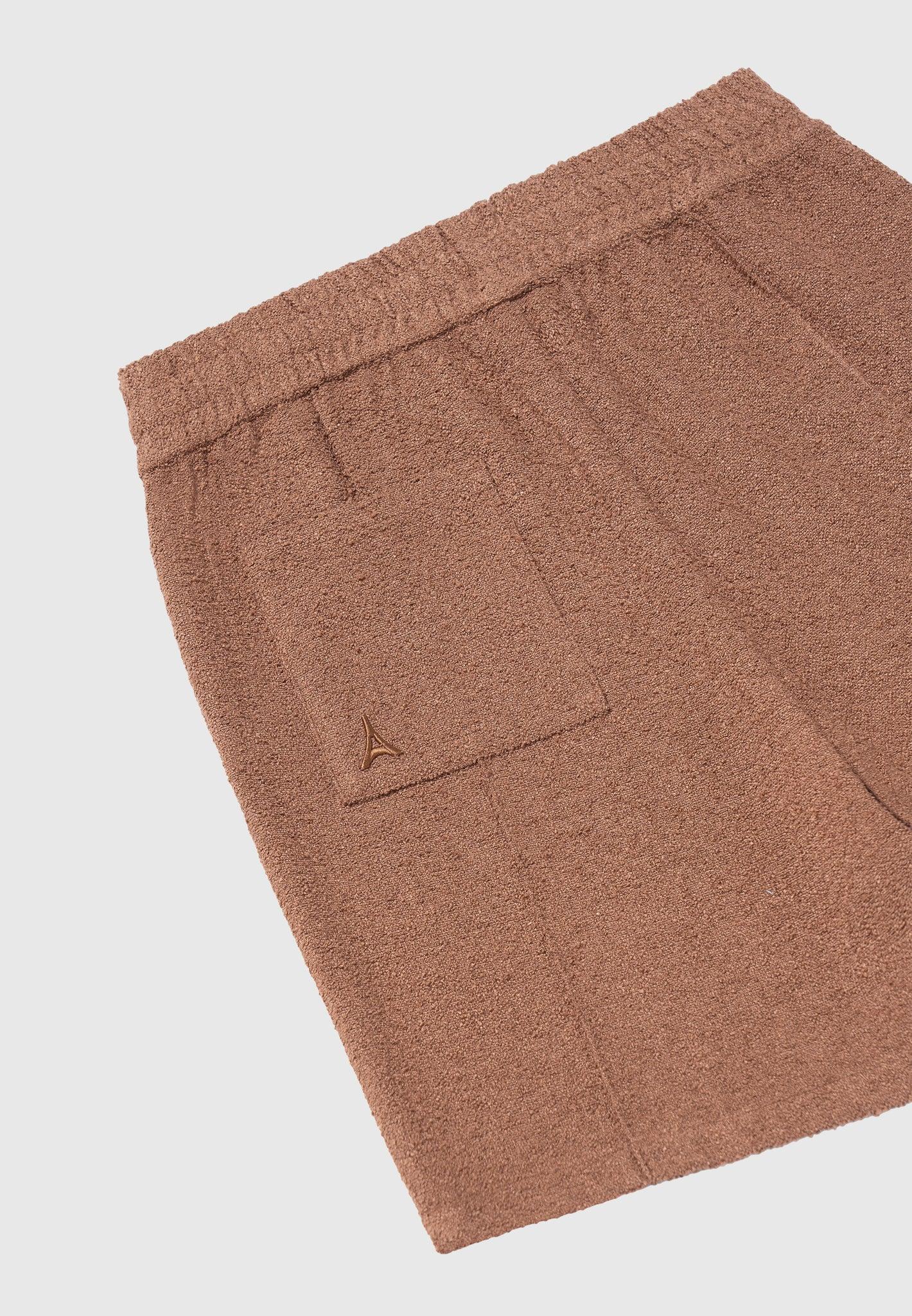 Boucle Pintuck Shorts - Fawn Male Product Image