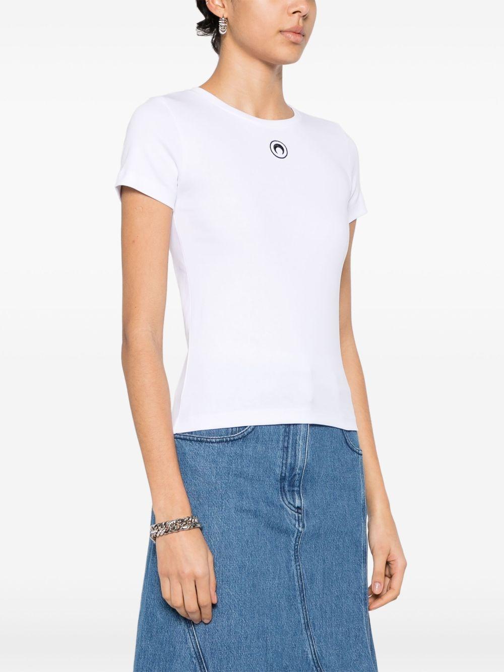 Crescent Moon-embroidered T-shirt Product Image