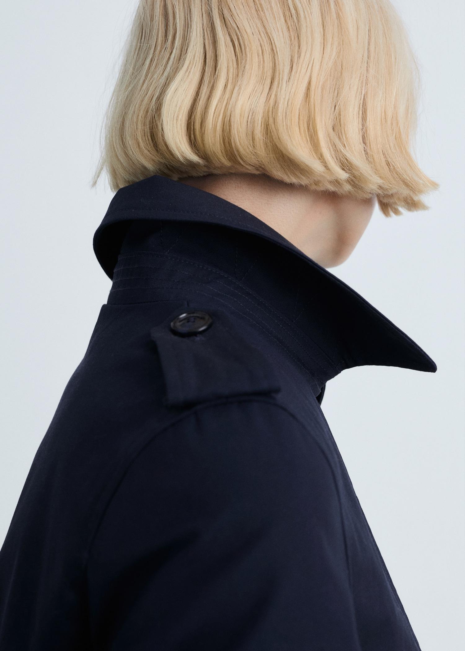 Classic trench coat with belt - Women | MANGO USA Product Image