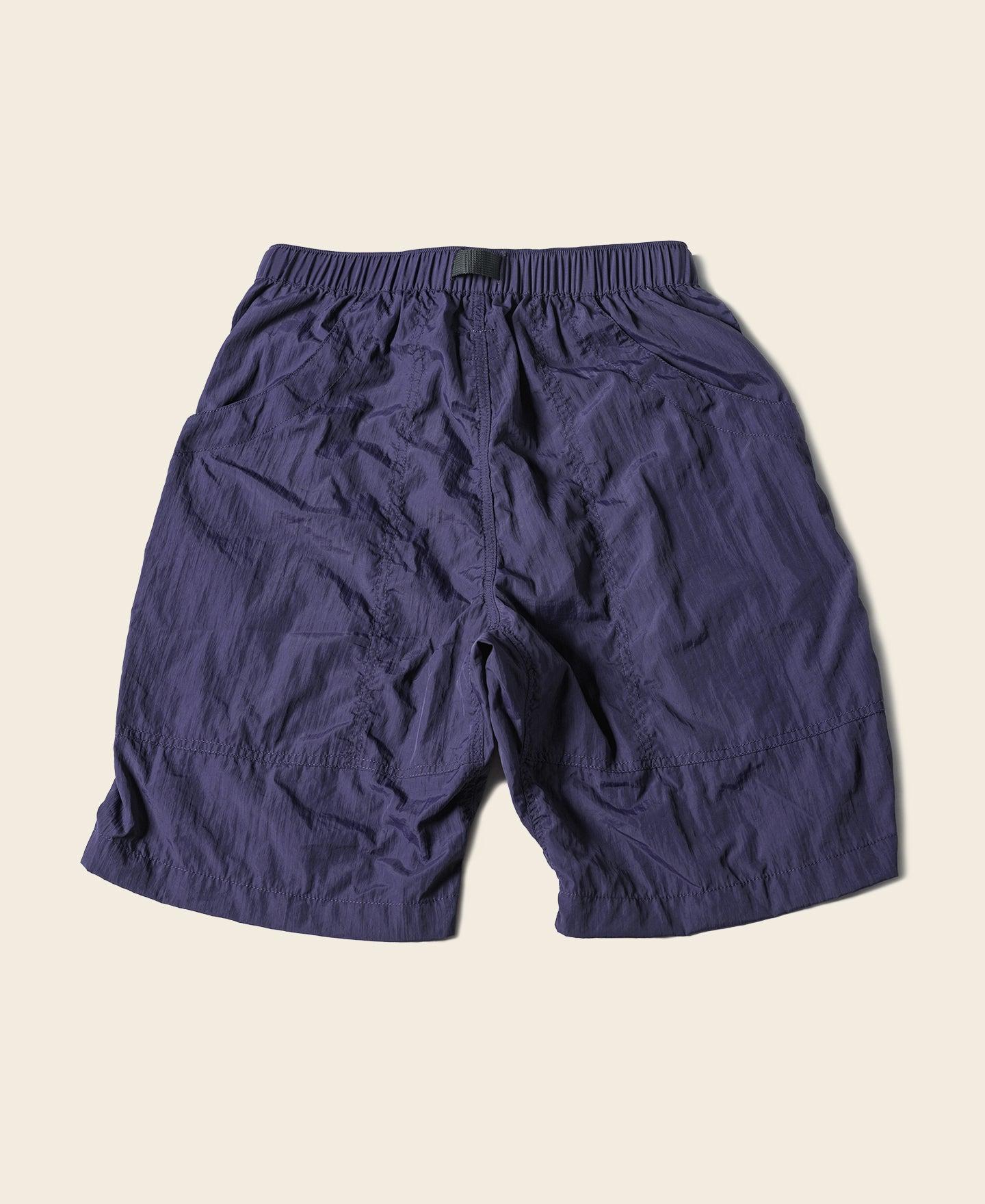 Nylon Climbers' Shorts - Purple Product Image