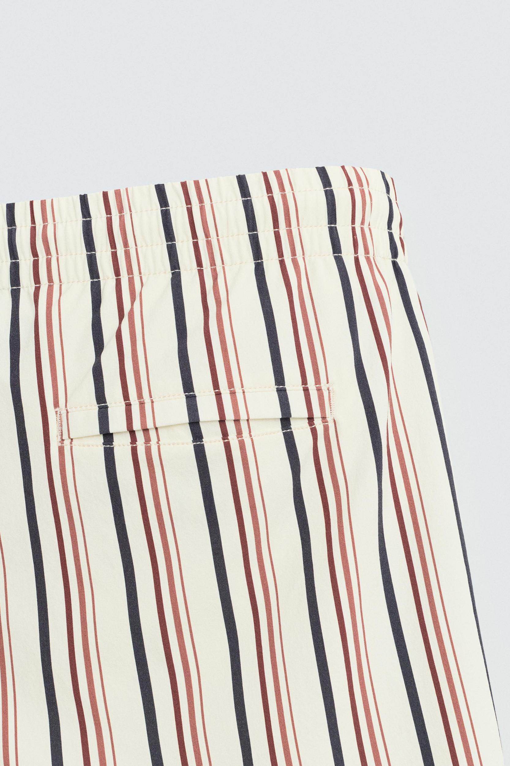 STRIPED MID-LENGTH SWIMSUIT Product Image