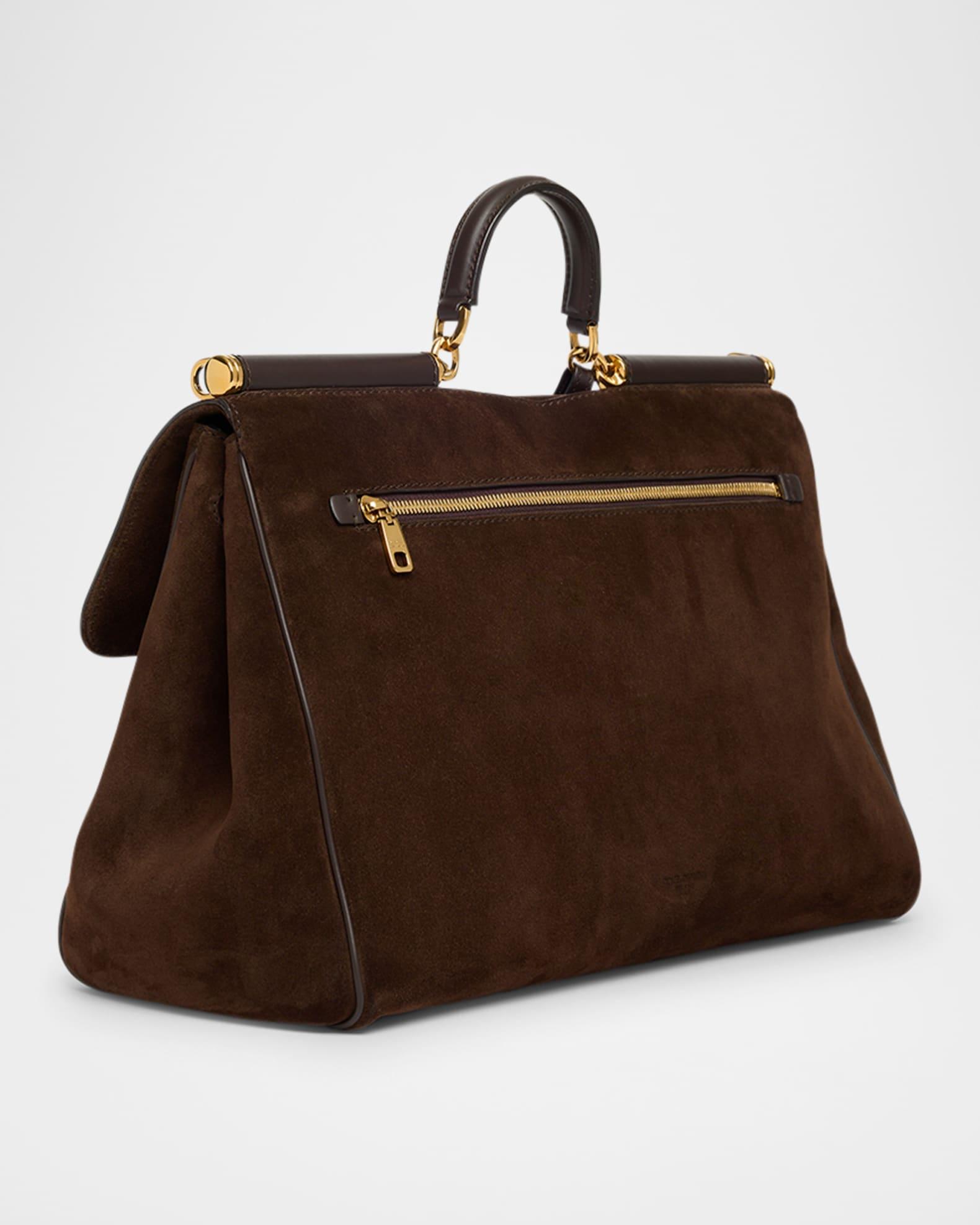 Sicily Suede Top-Handle Bag Product Image