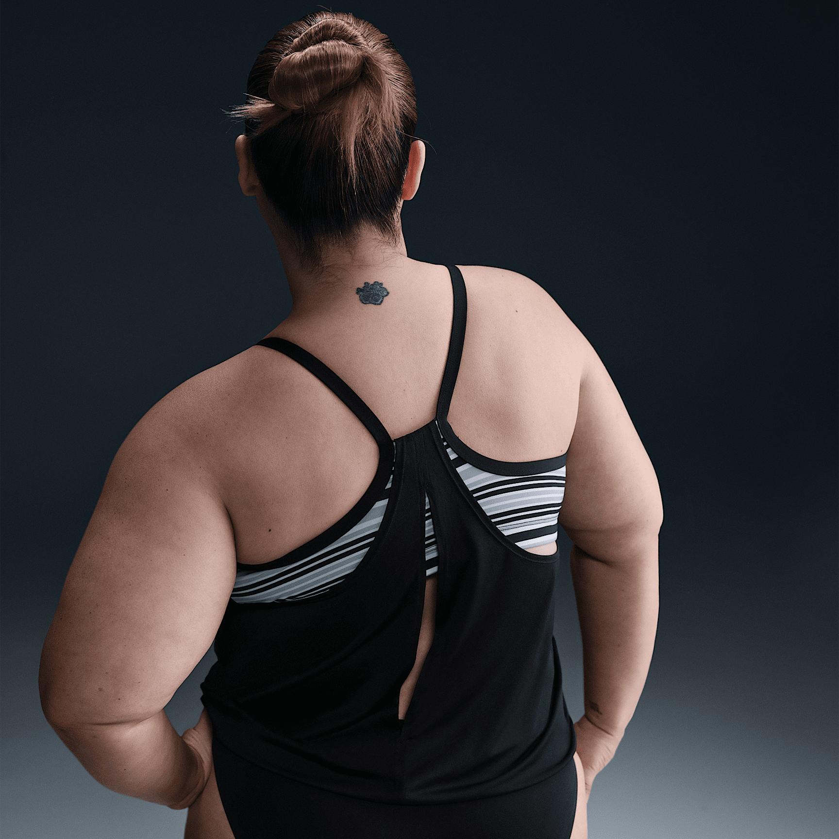Nike Womens Swim Layered Tank Topini (Extended Sizing) | NESSF341-001 Product Image