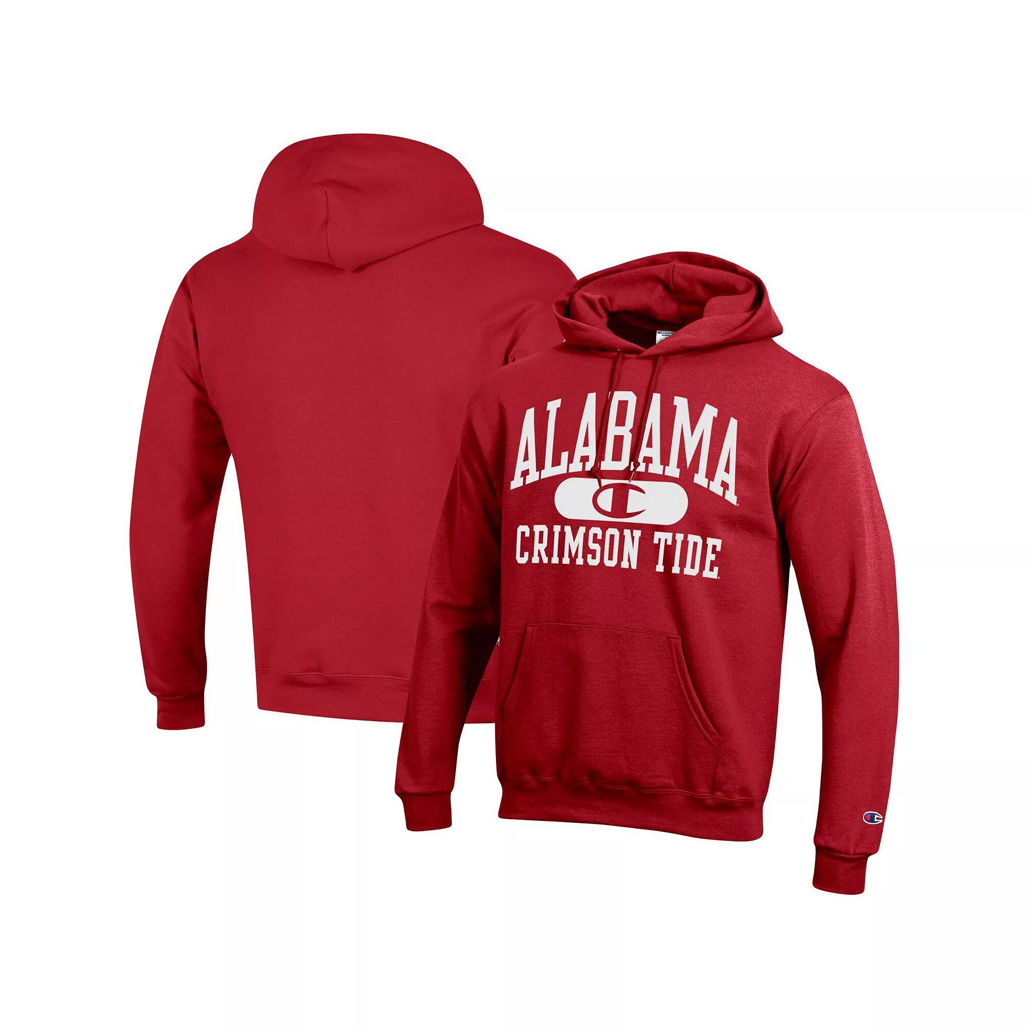Men's Champion Crimson Oklahoma Sooners Arch Pill Pullover Hoodie,  Product Image