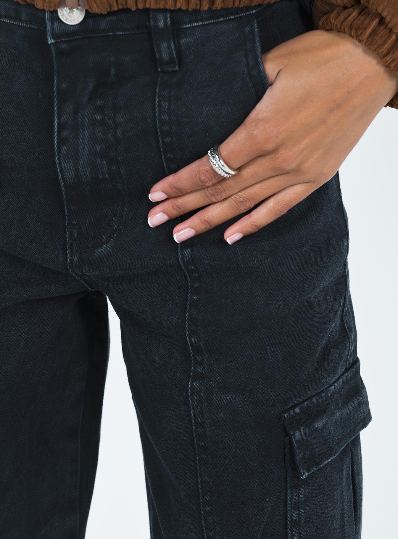 Nosita Cargo Jeans Black Product Image